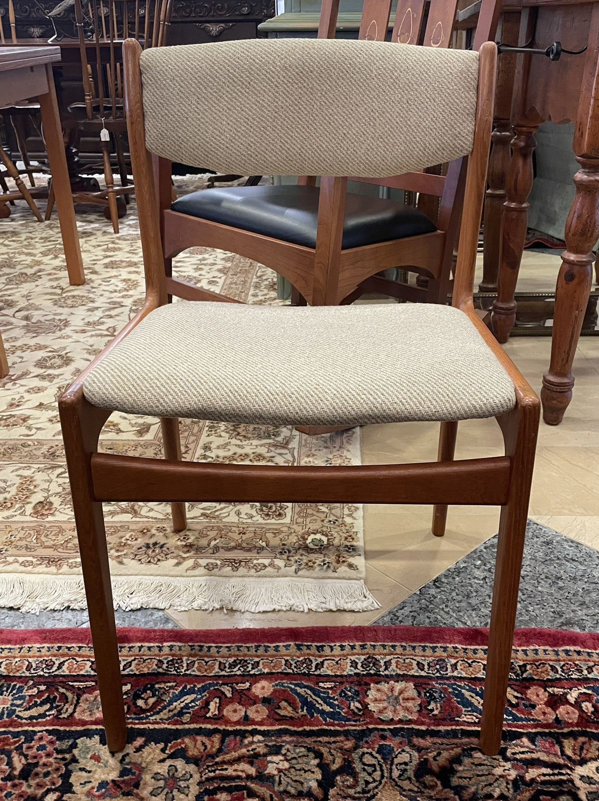 Mid Century Teak Chair, AS IS (Two available 0QG003)