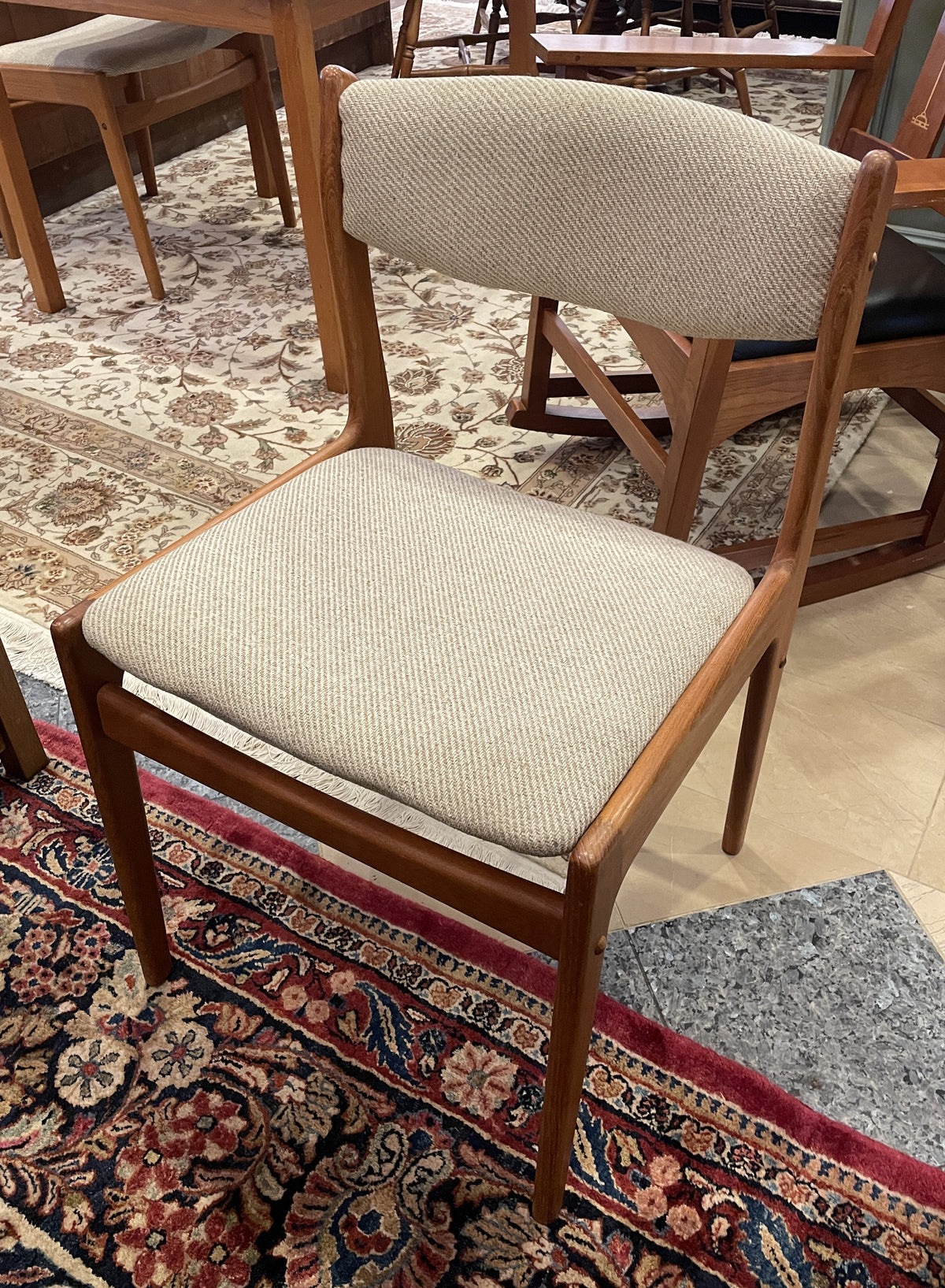 Mid Century Teak Chair, AS IS (Two available 0QG003)