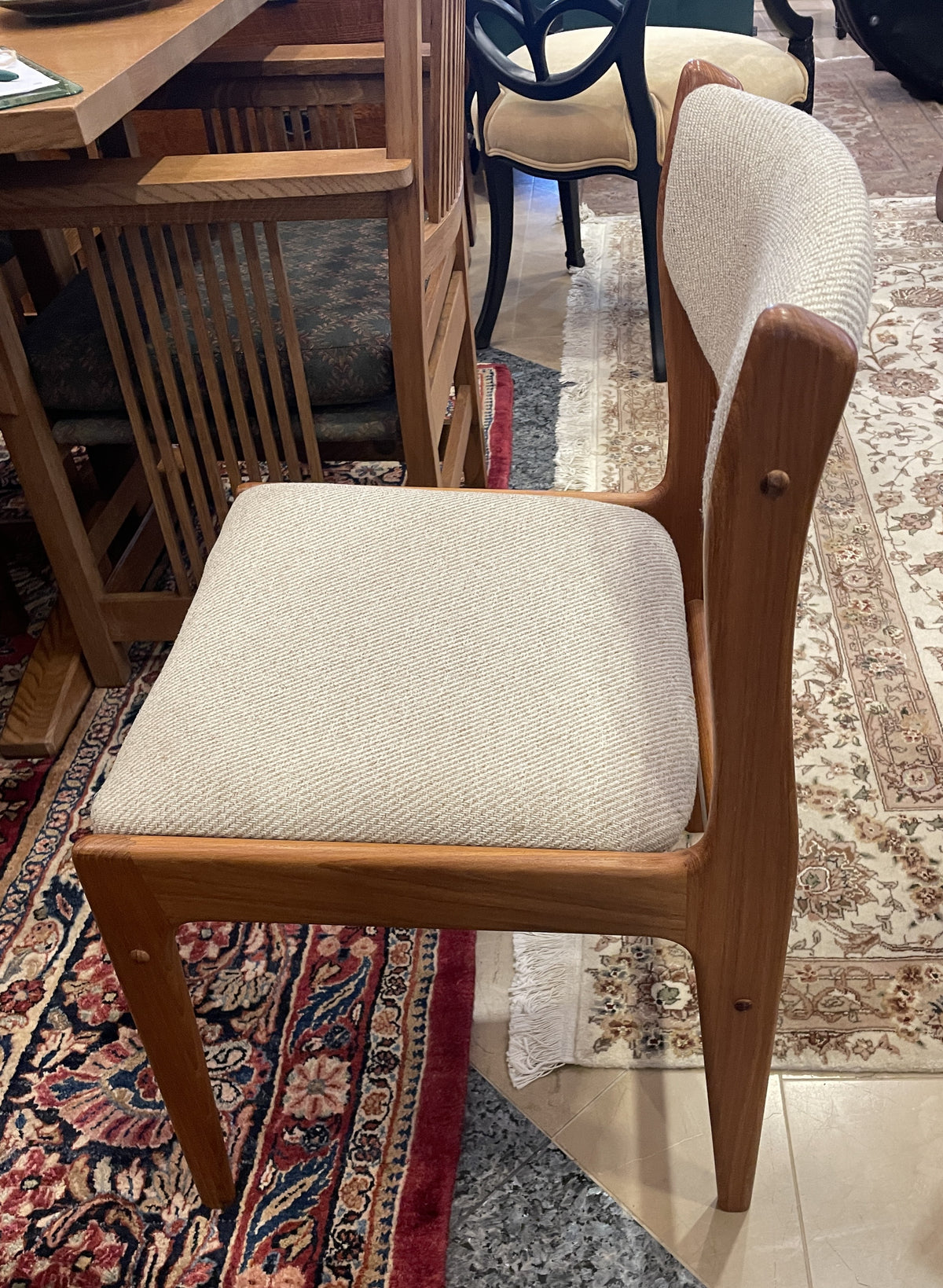 Mid Century Teak Chair, AS IS (Two available 0QG003)