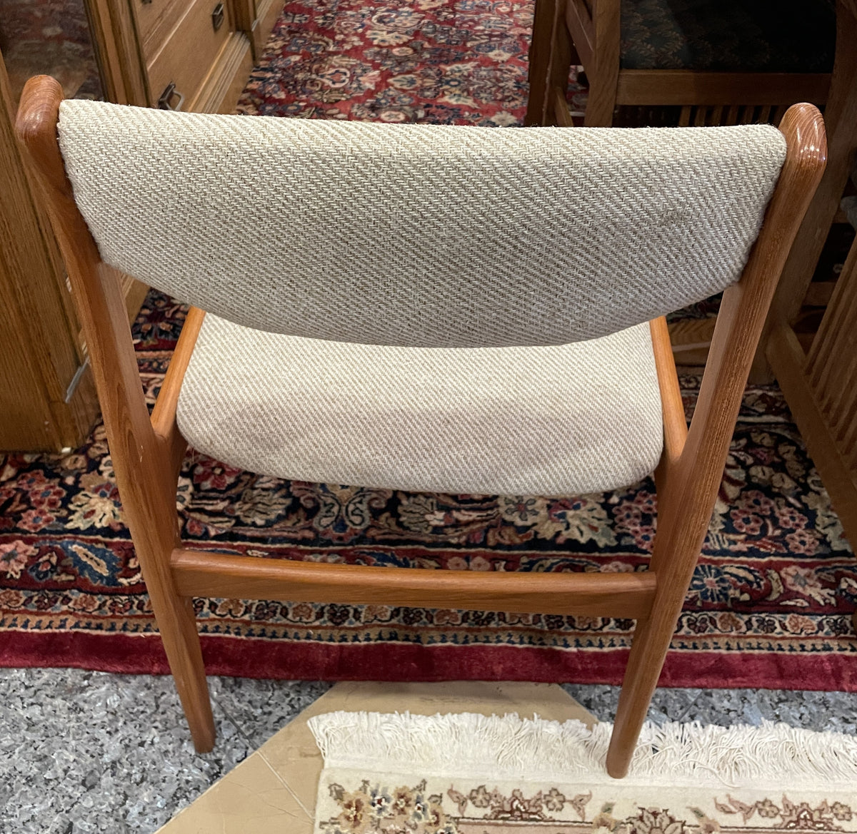Mid Century Teak Chair, AS IS (Two available 0QG003)