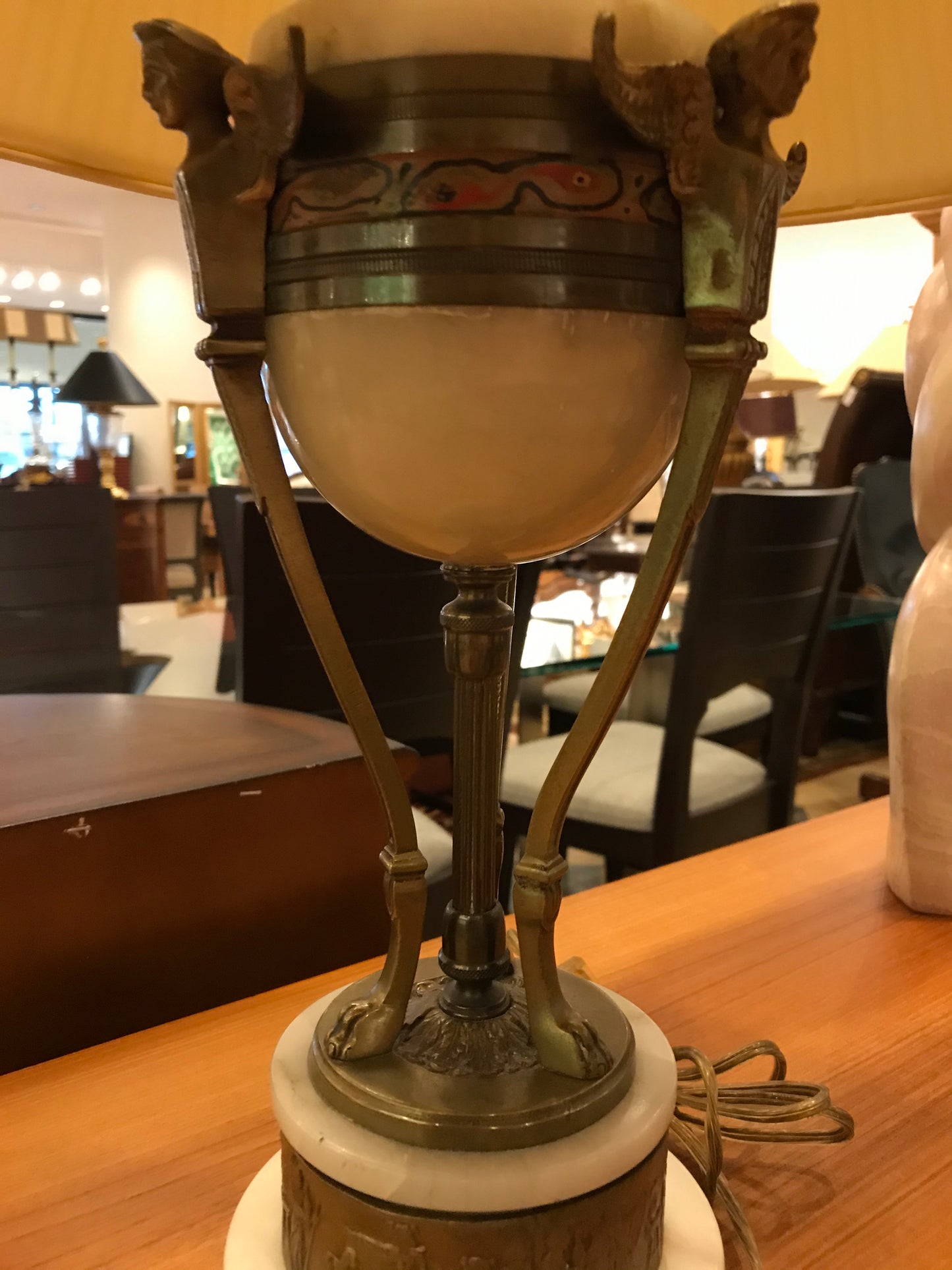 Frederick Cooper Alabaster Lamp