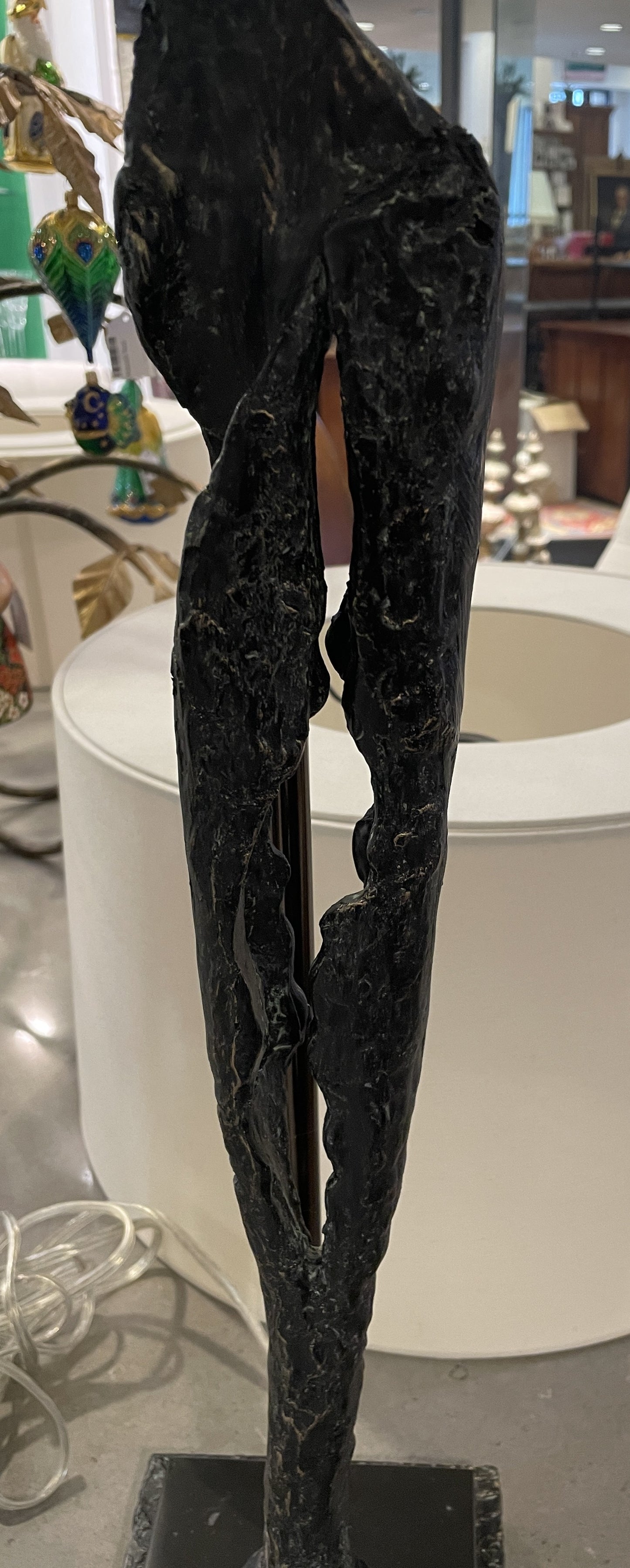 Wildwood "Artemis" and "Gertrude" Figural Buffet Lamps, a pair (0IV002)