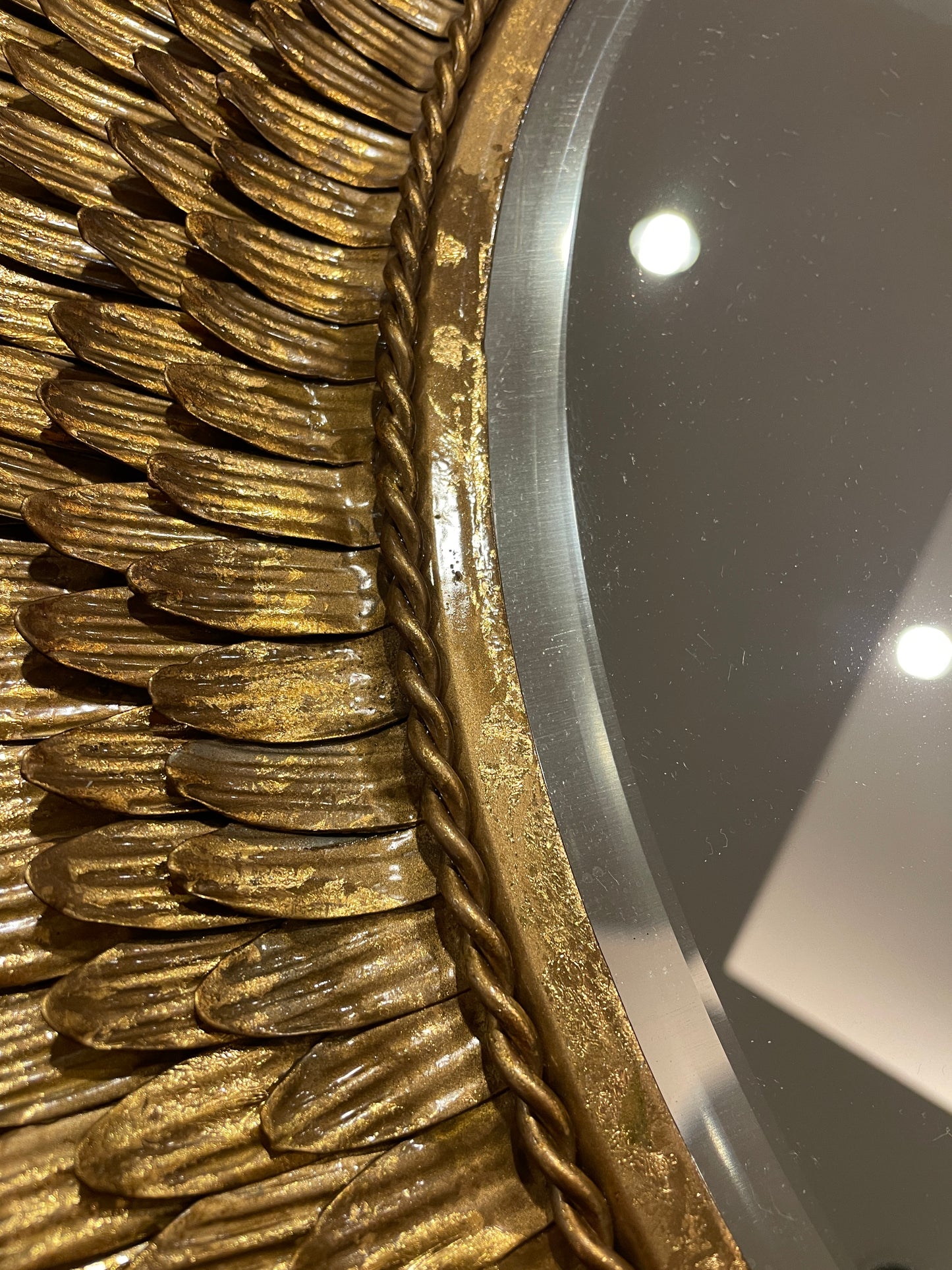 Regina Andrew Bronze "Petal" Mirror (0IV00I)