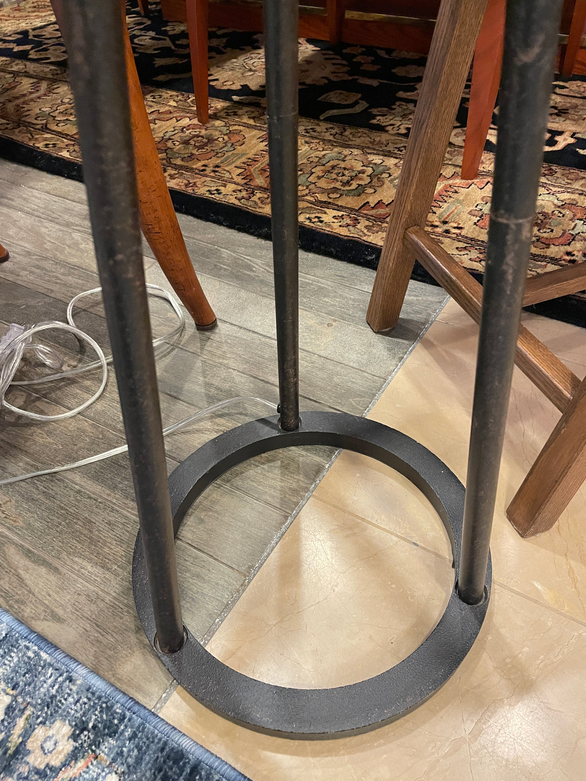Hammered Iron Tripod Floor Lamp (Two available 0NX00K 0NX00L)