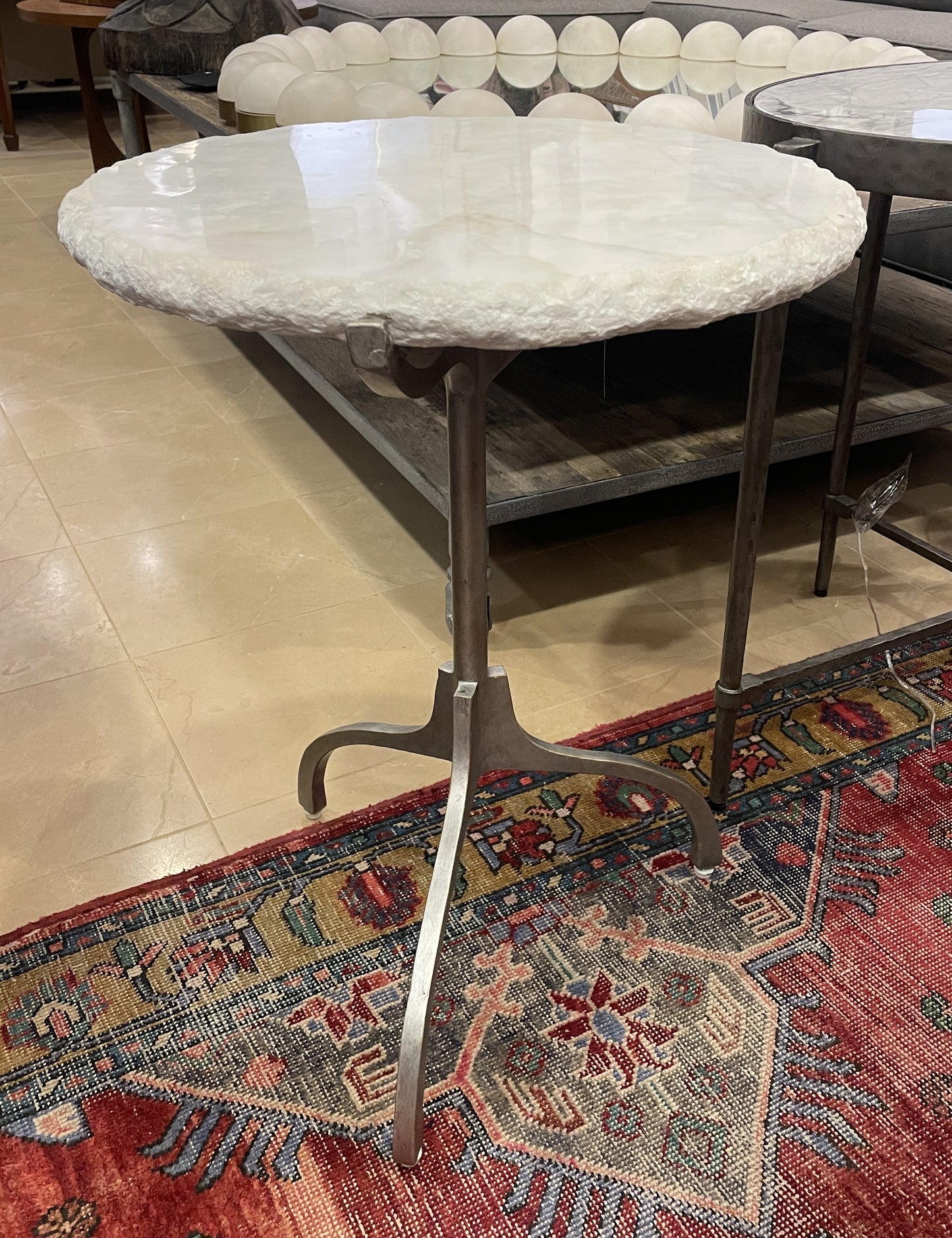 Bernhardt "Hadera" Stone Top Accent Table (0IV00V)