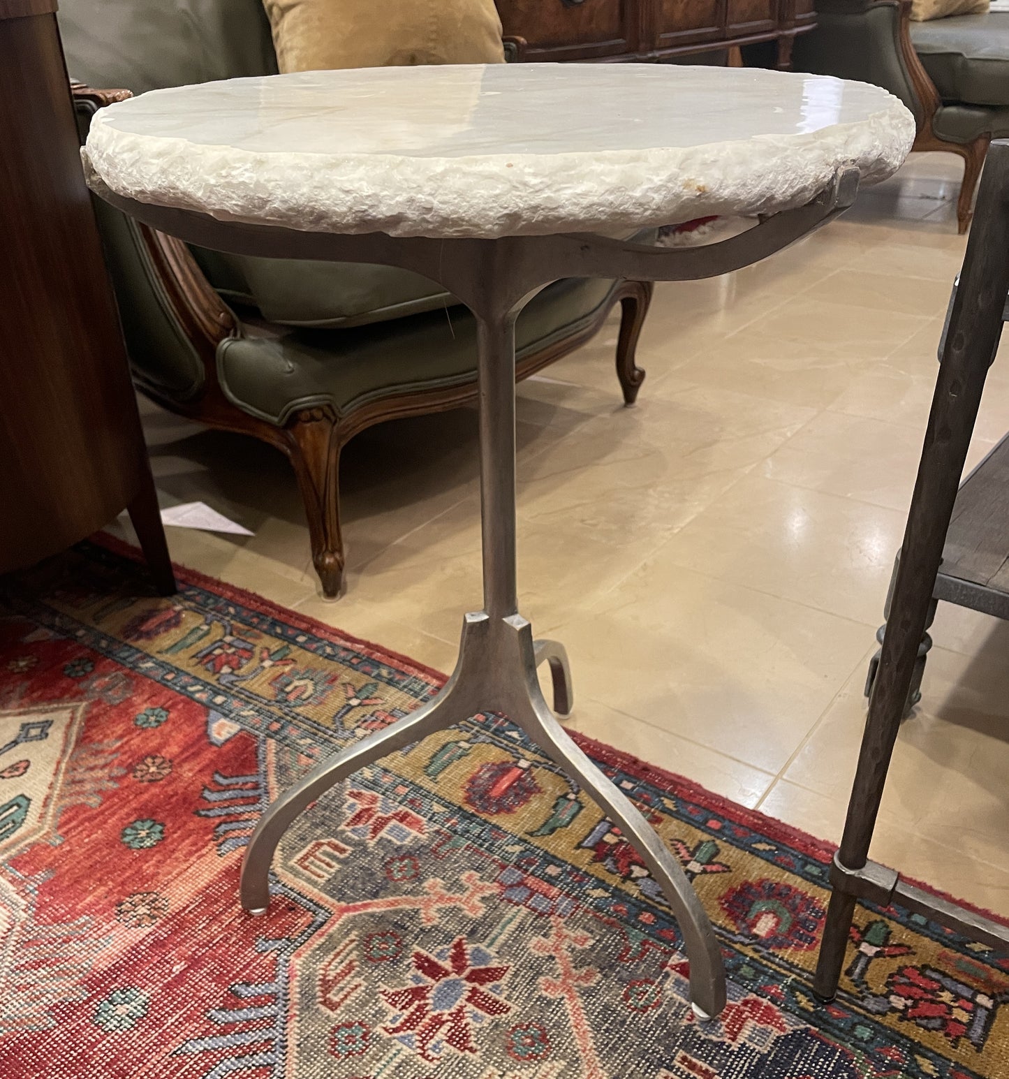 Bernhardt "Hadera" Stone Top Accent Table (0IV00V)