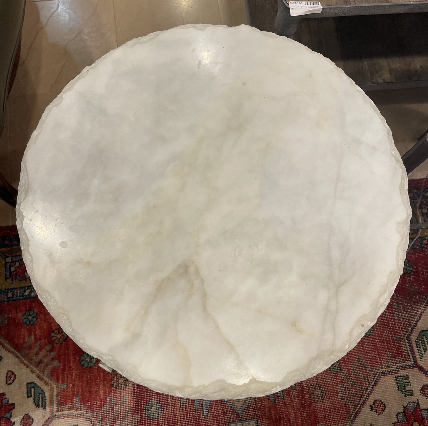 Bernhardt "Hadera" Stone Top Accent Table (0IV00V)