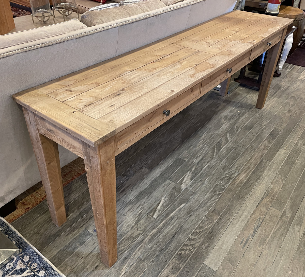 Restoration Hardware Reclaimed Barnwood Console, AS IS (01D03X)