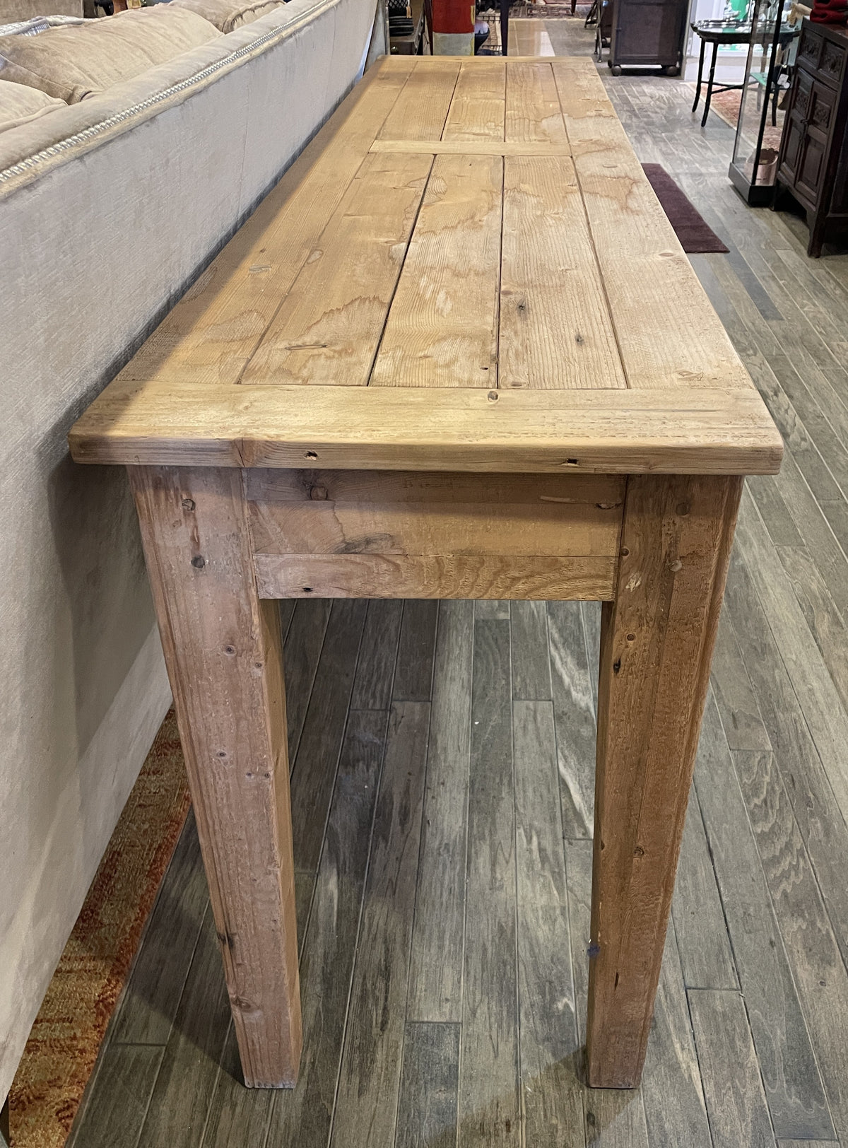Restoration Hardware Reclaimed Barnwood Console, AS IS (01D03X)