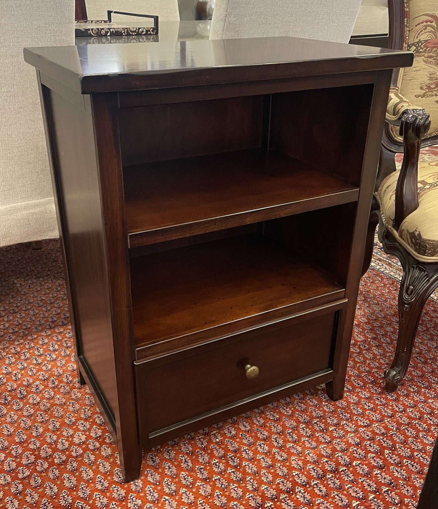 Small Console Bookcase With Drawer, AS IS (0MM007)