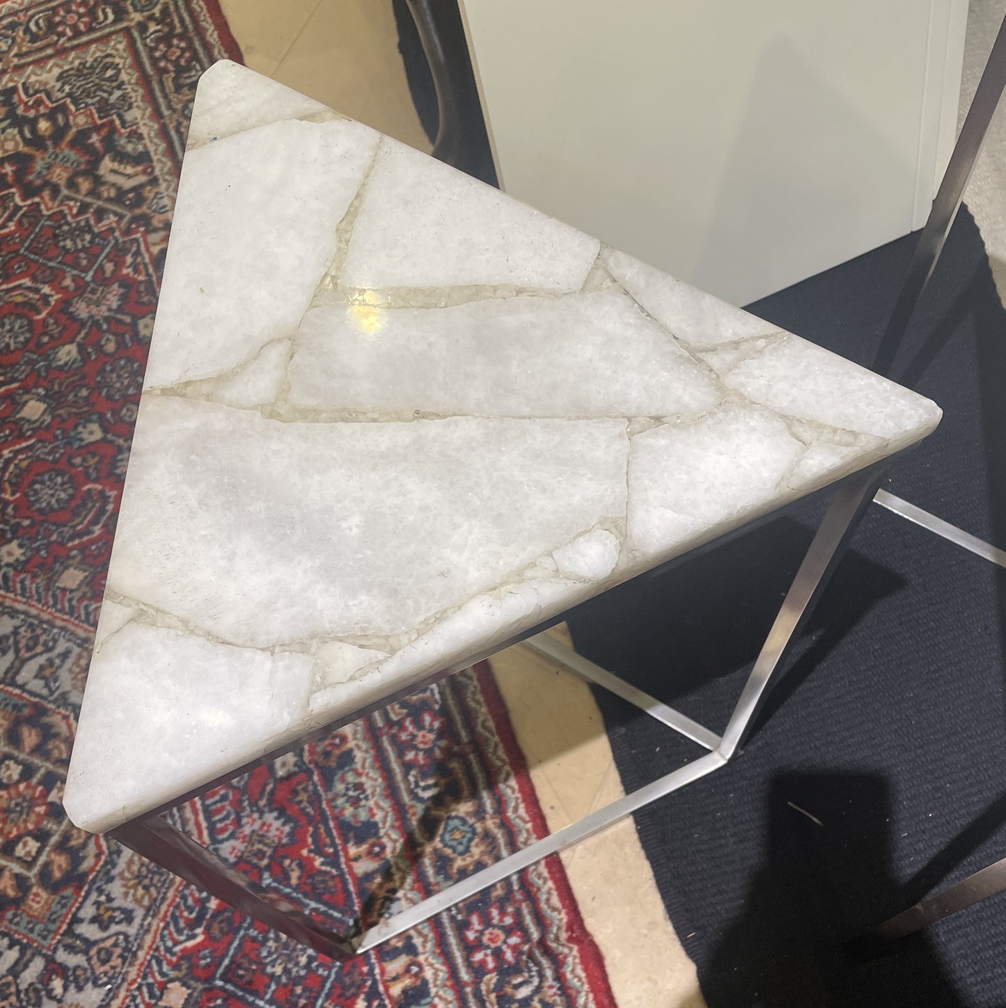 Tozai Triagular Nesting tables with marble top (0IV018)