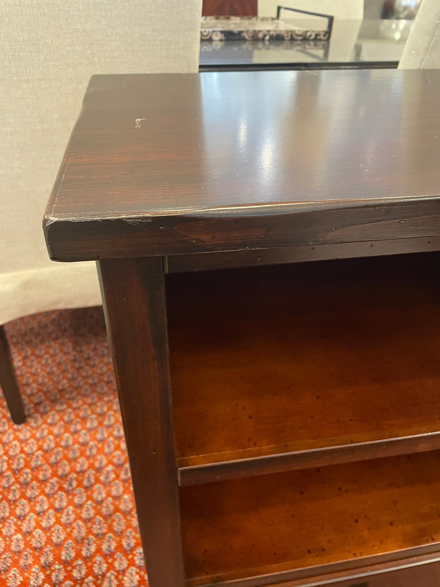 Small Console Bookcase With Drawer, AS IS (0MM007)