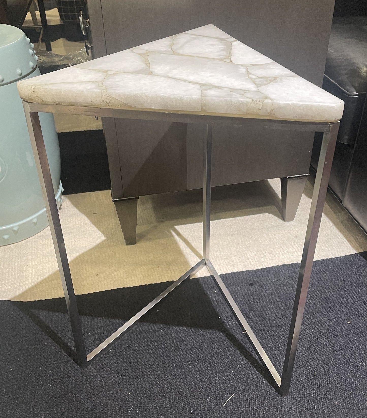 Tozai Triagular Nesting tables with marble top (0IV018)