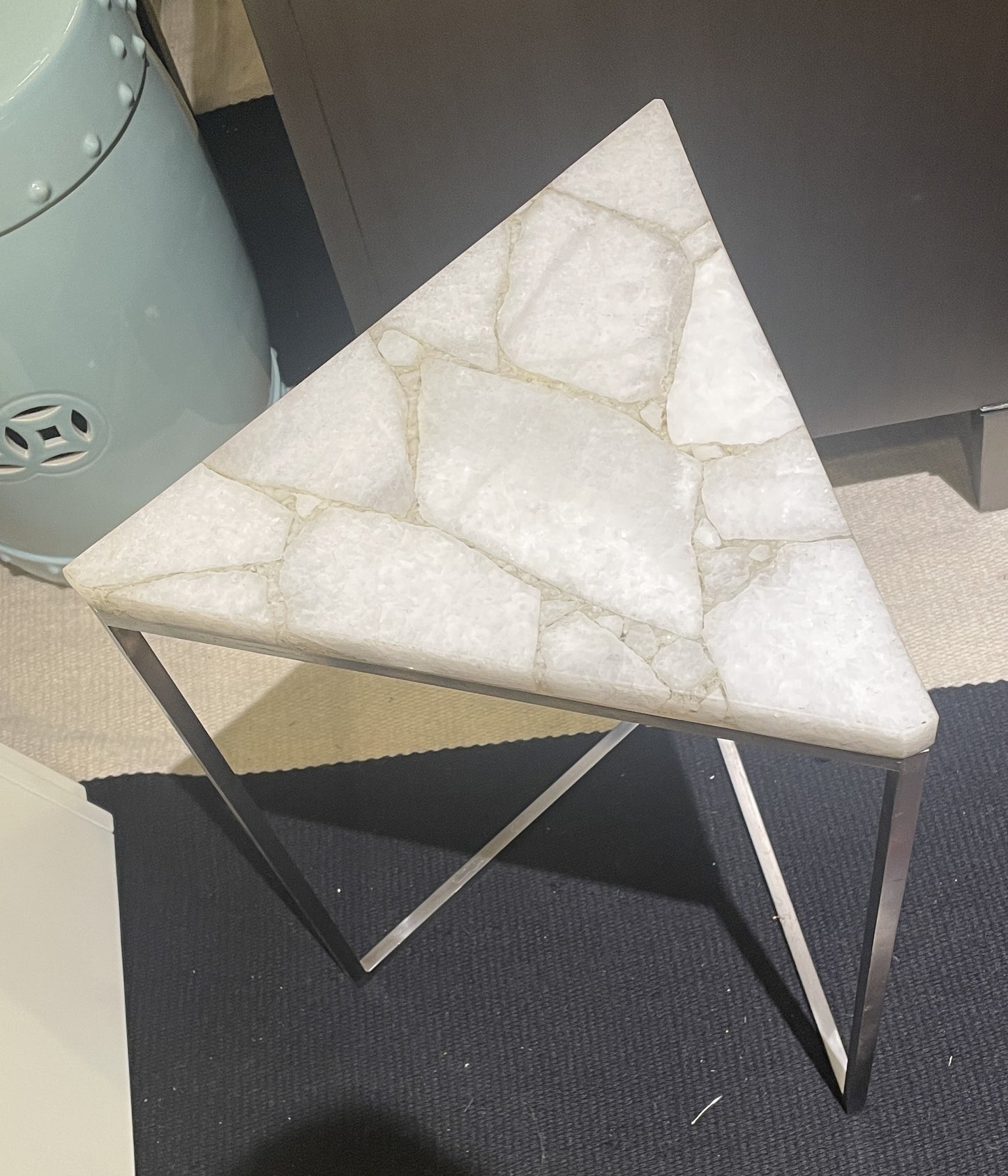 Tozai Triagular Nesting tables with marble top (0IV018)