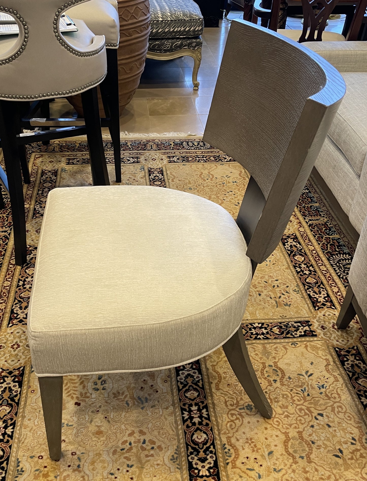 Bernhardt Mosaic Klismos Style Dining Chair, AS IS (0IV007)