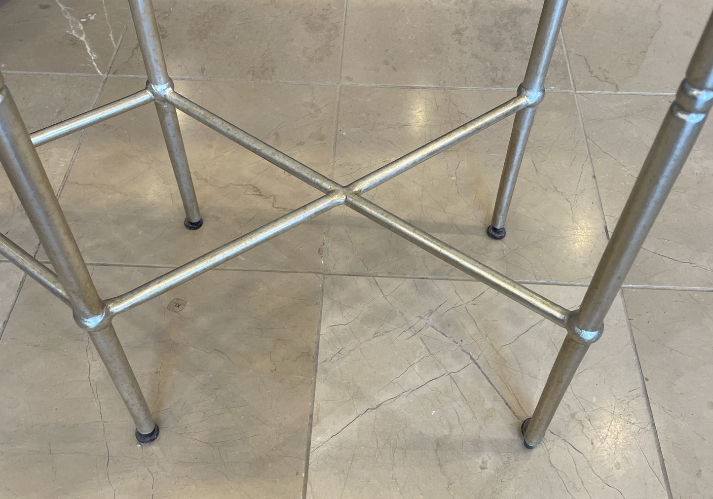 Ambella Sullivan Narrow Wood Console with Bronze Base (0IV006)