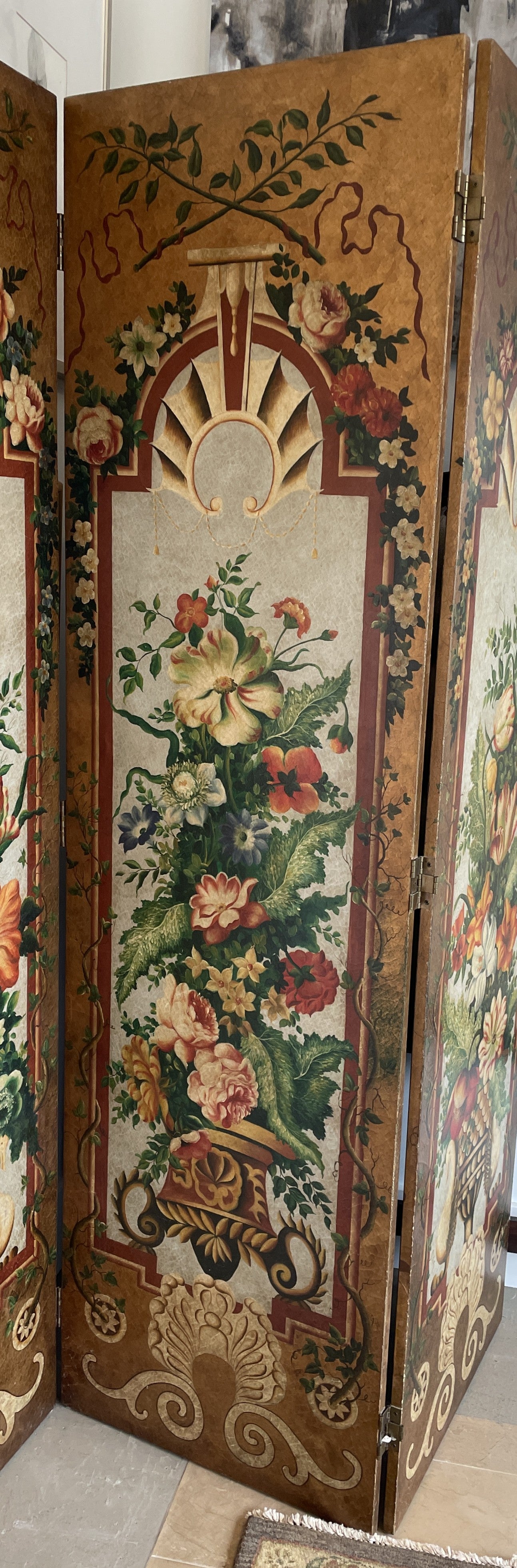 Italianate Floral Room Divider (0MG004)
