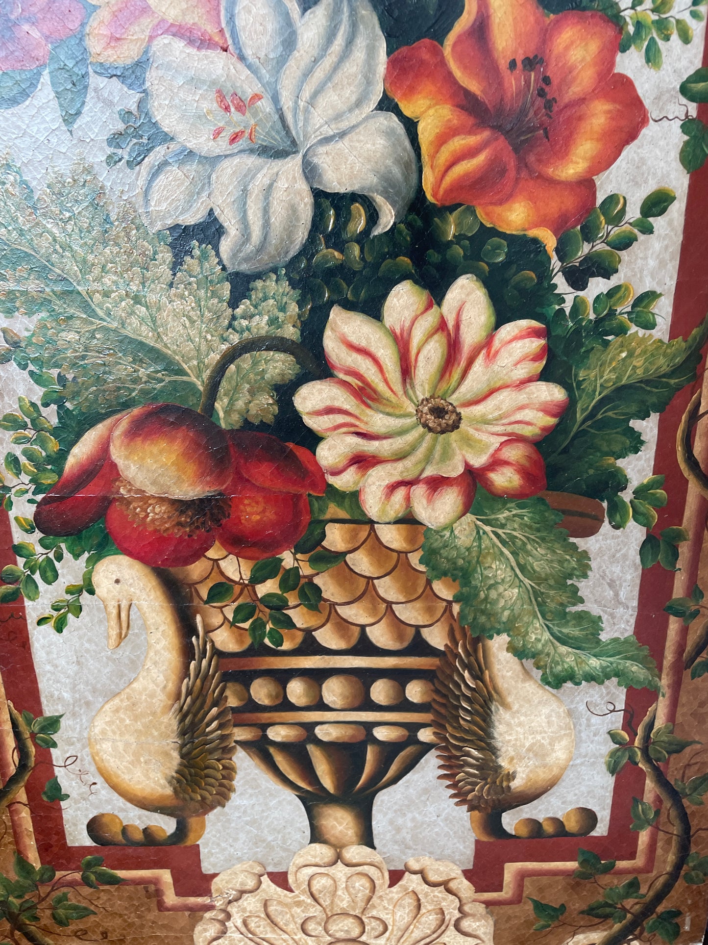 Italianate Floral Room Divider (0MG004)