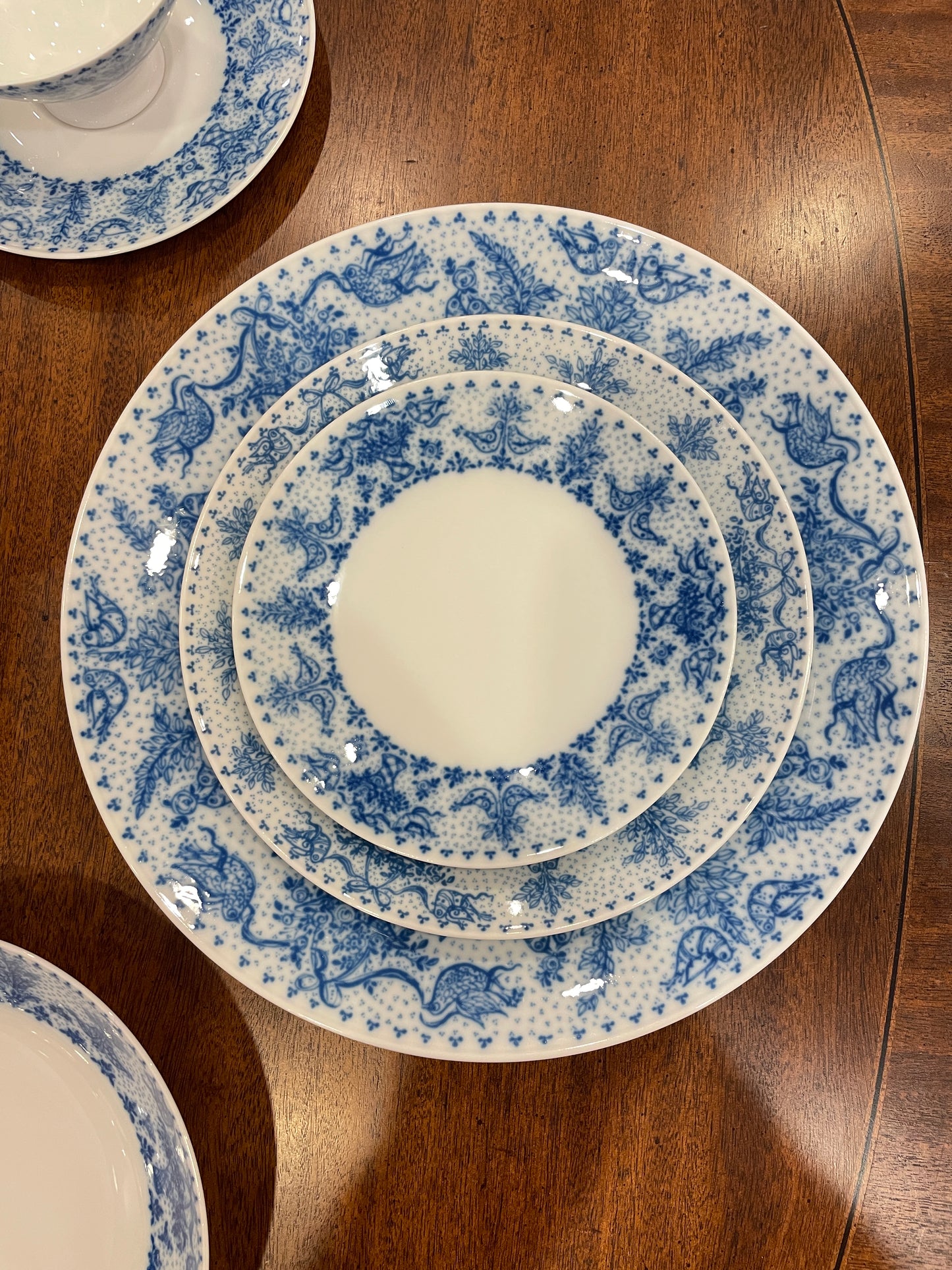 Rosenthal Blue Idyll China, set for 12 (0DW01F)