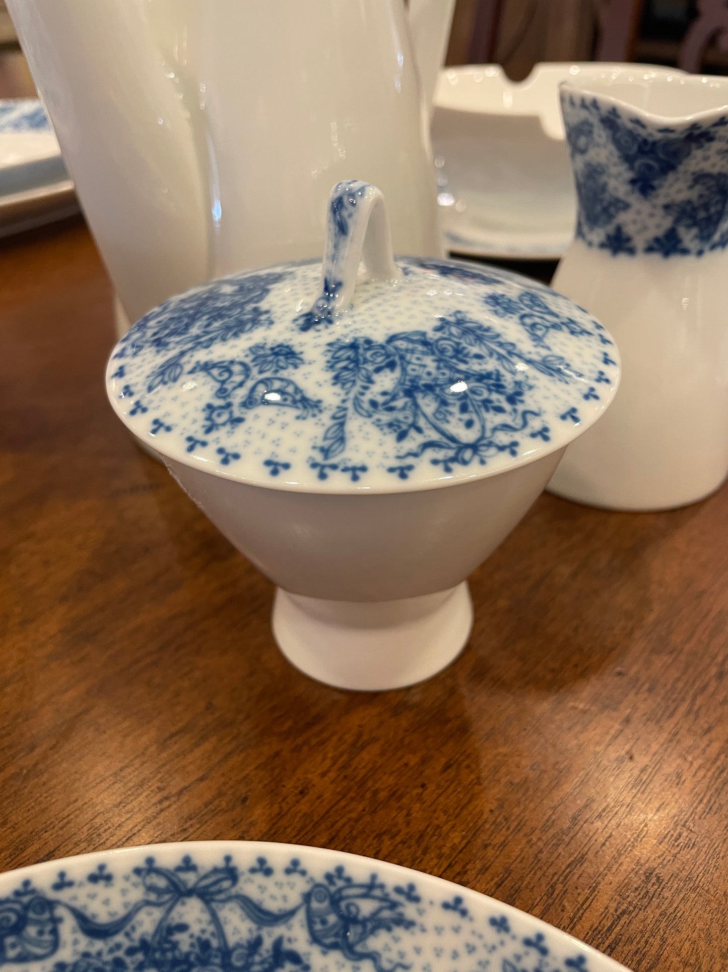 Rosenthal Blue Idyll China, set for 12 (0DW01F)
