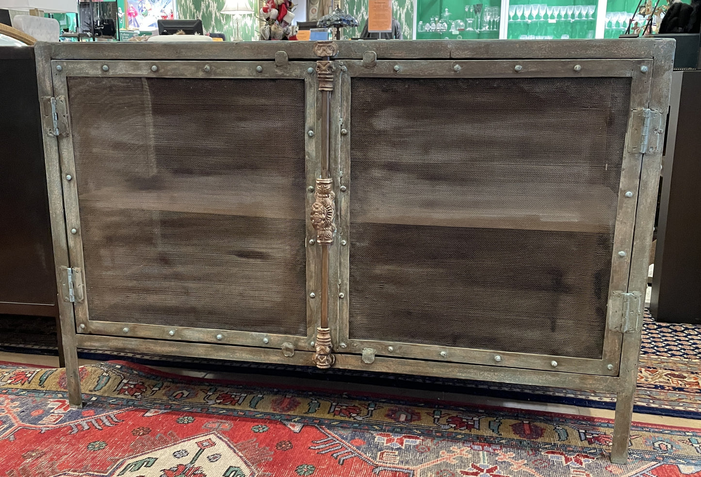 Arteriors Finn Cabinet with Mesh Sides (Two available) (0IV009)