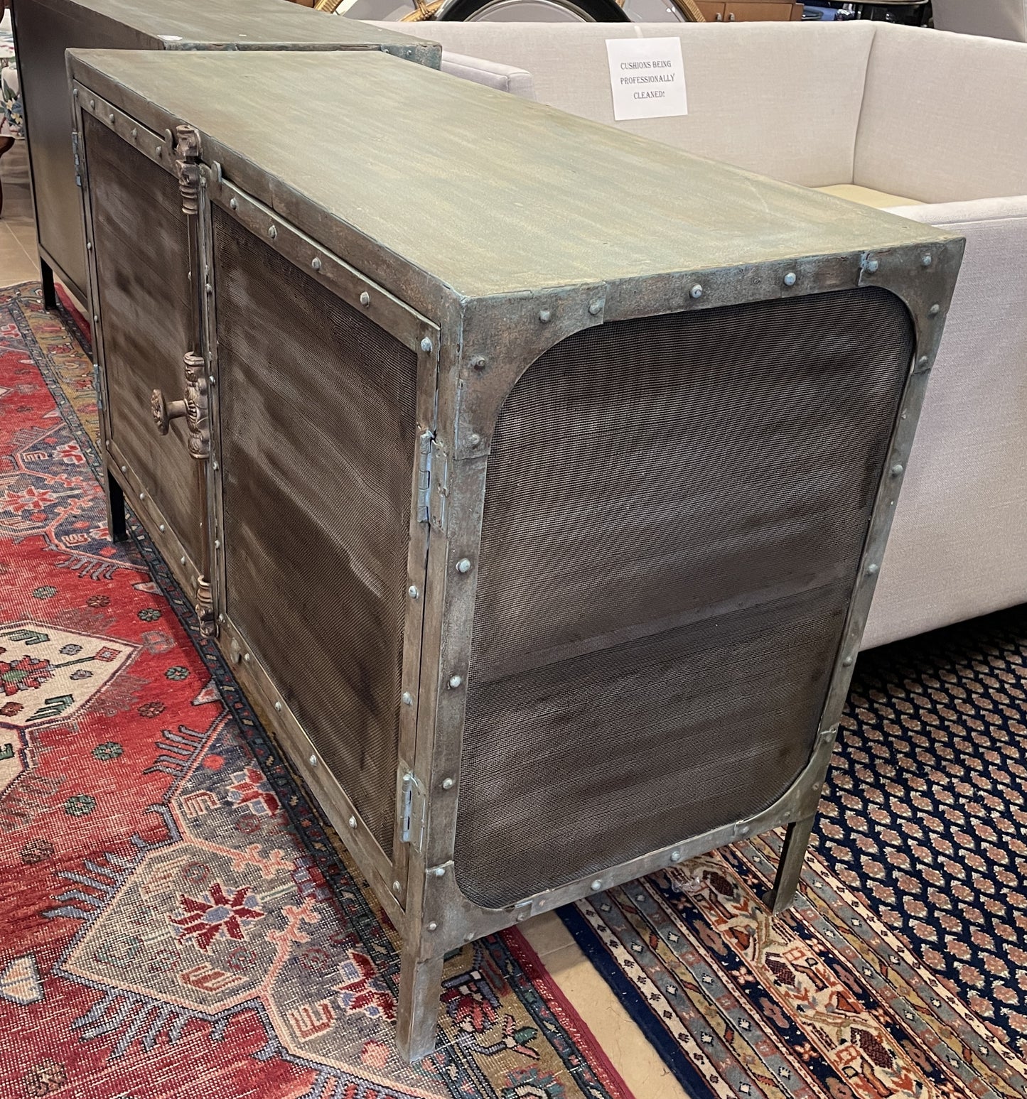 Arteriors Finn Cabinet with Mesh Sides (Two available) (0IV009)