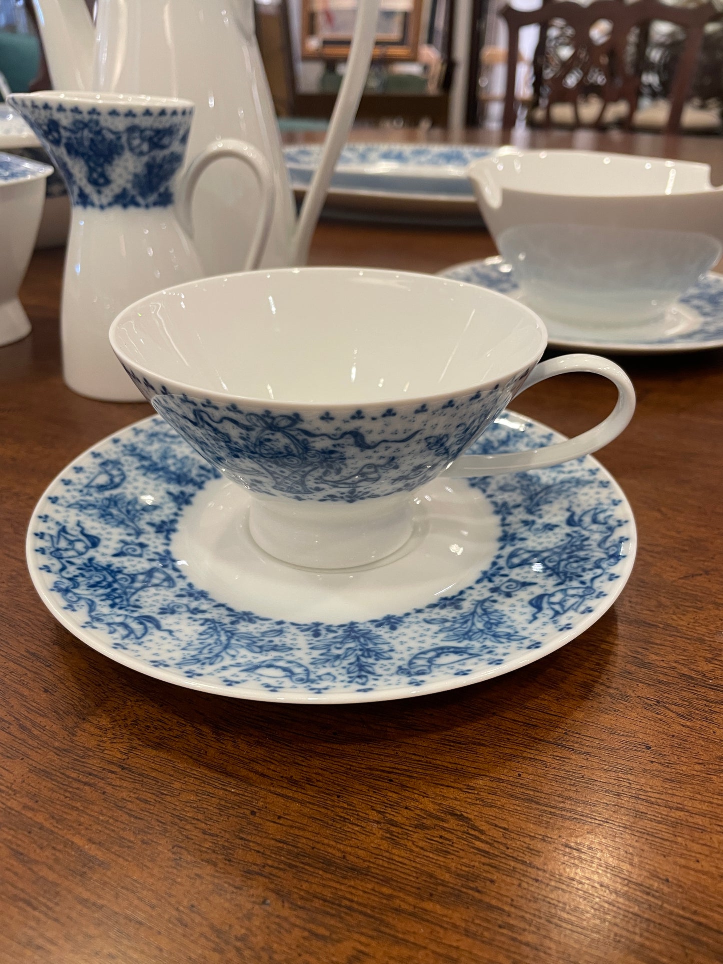 Rosenthal Blue Idyll China, set for 12 (0DW01F)