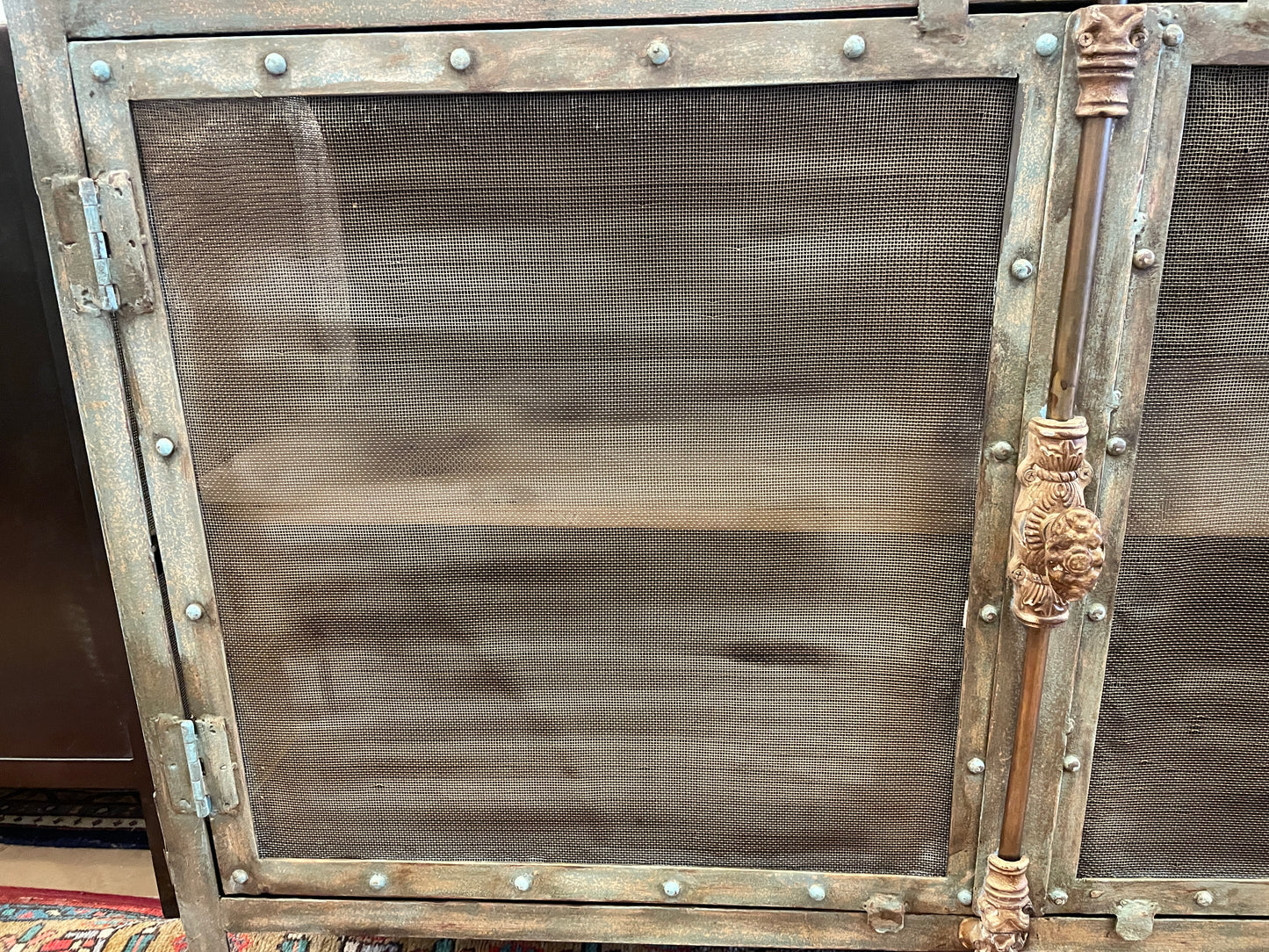 Arteriors Finn Cabinet with Mesh Sides (Two available) (0IV009)