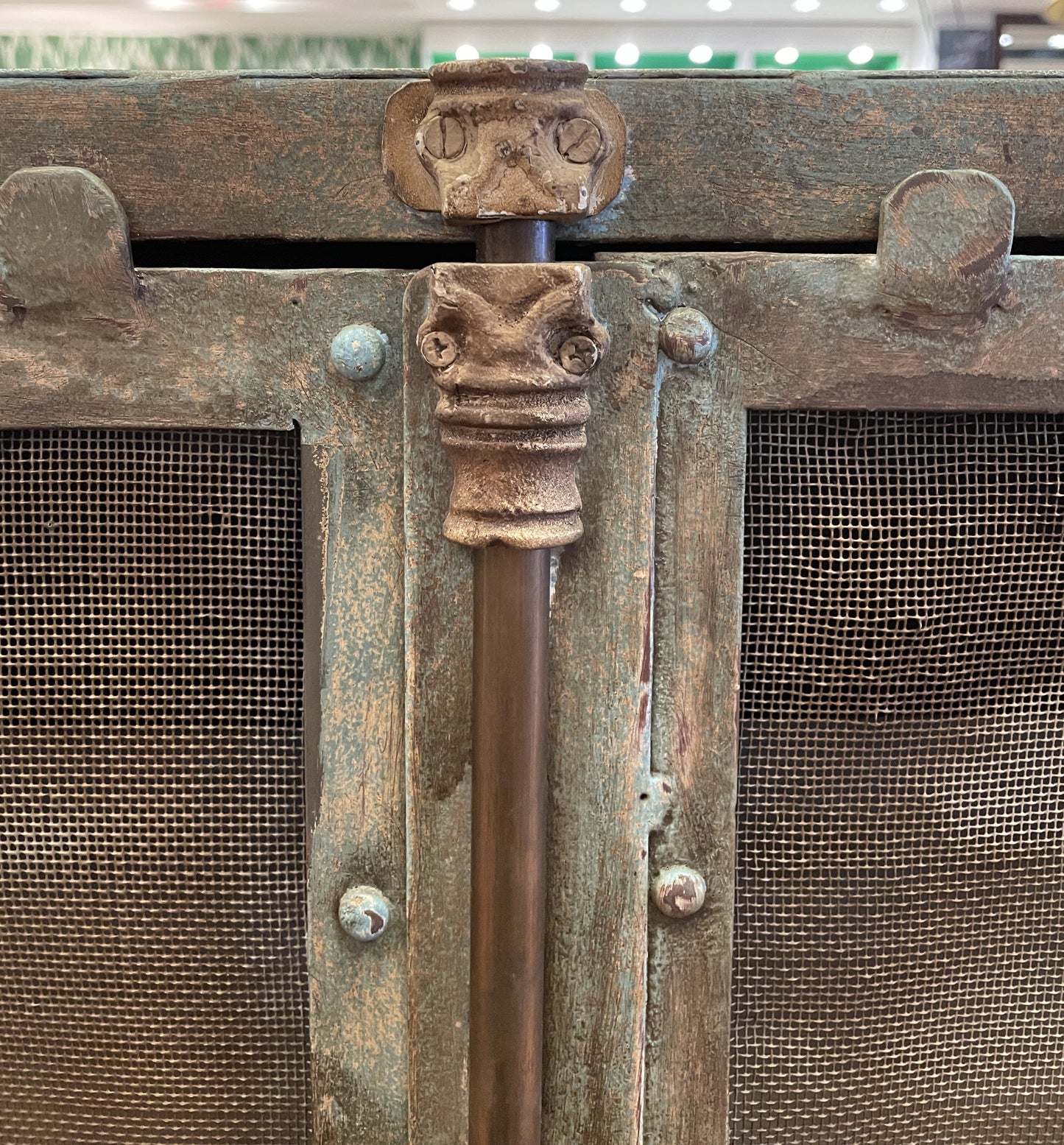 Arteriors Finn Cabinet with Mesh Sides (Two available) (0IV009)