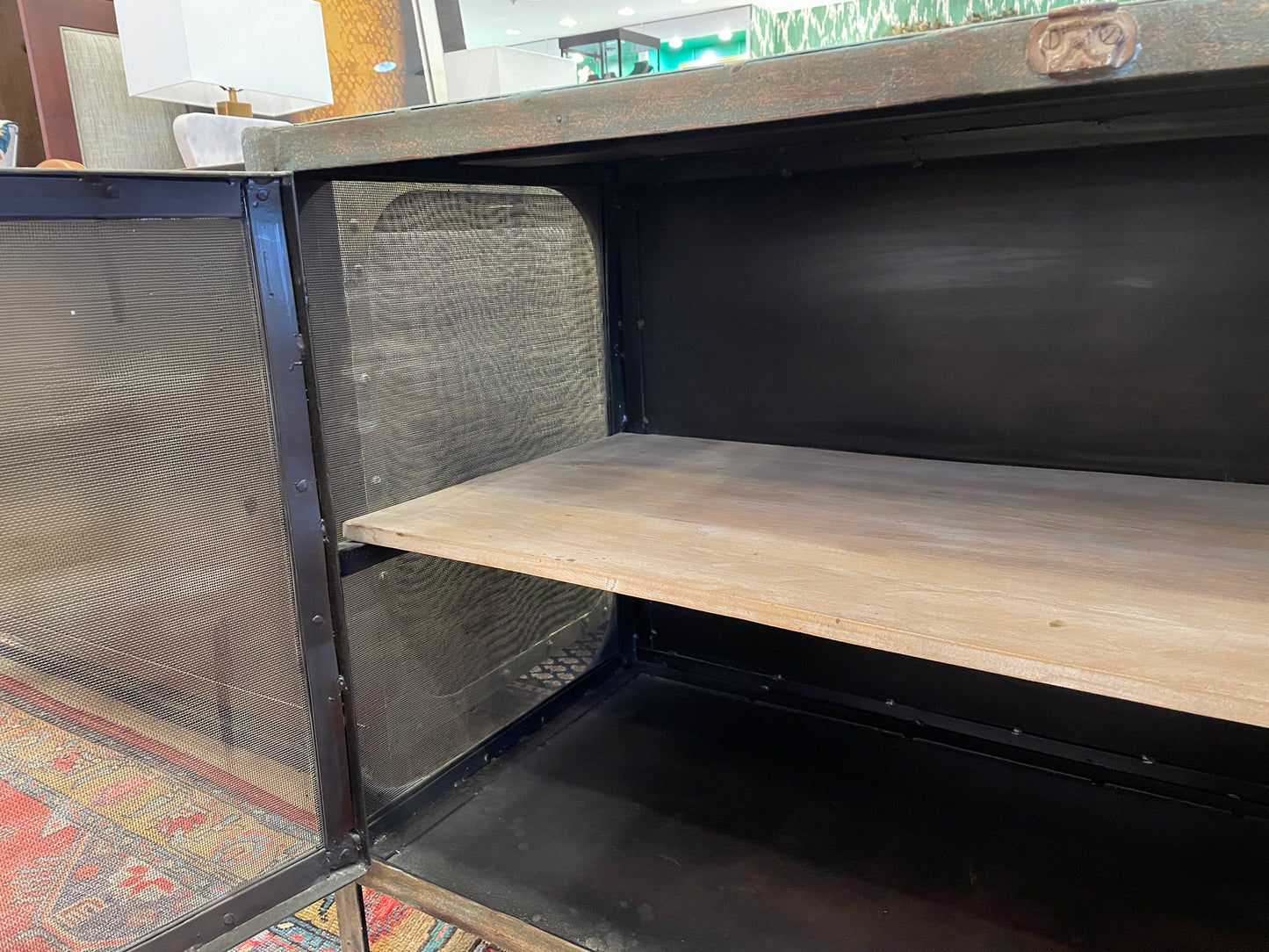 Arteriors Finn Cabinet with Mesh Sides (Two available) (0IV009)