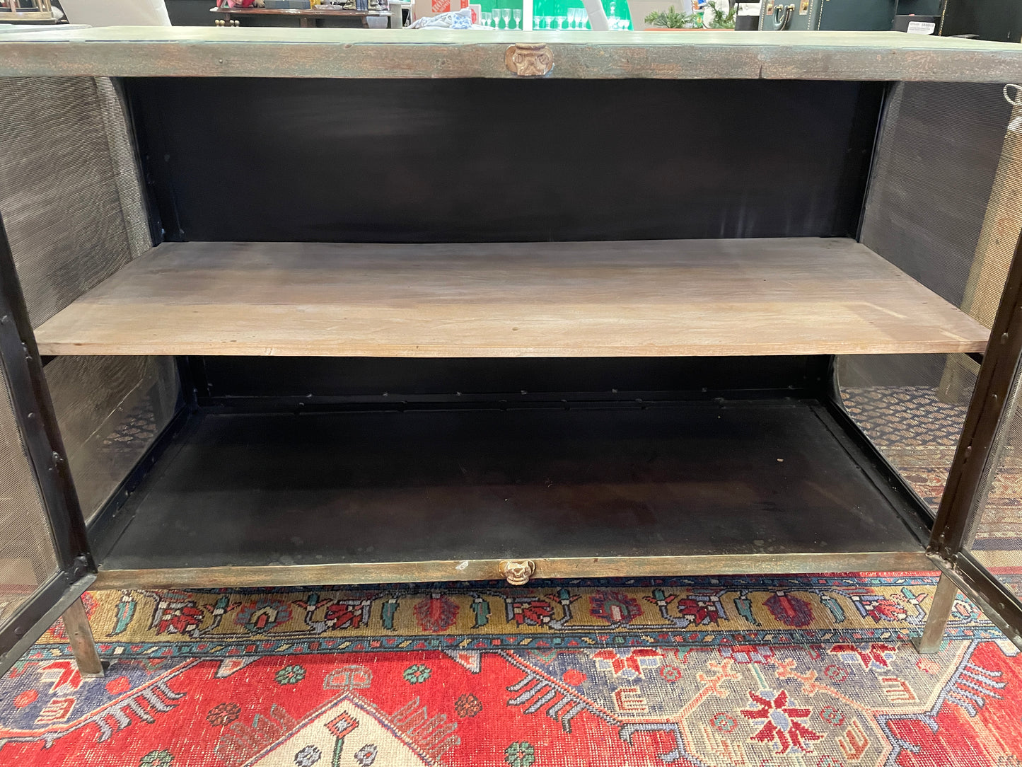 Arteriors Finn Cabinet with Mesh Sides (Two available) (0IV009)