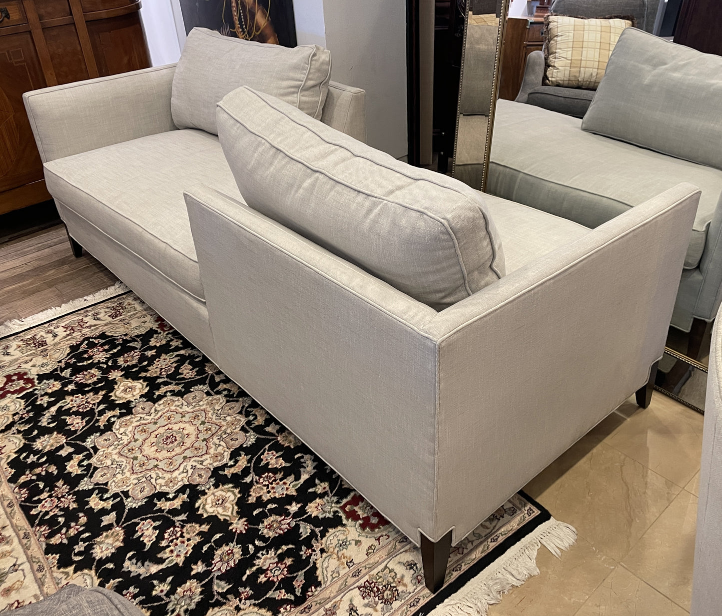 Chaddock Home "Sweet Nothings" Tete-a-Tete in linen (0MT001)