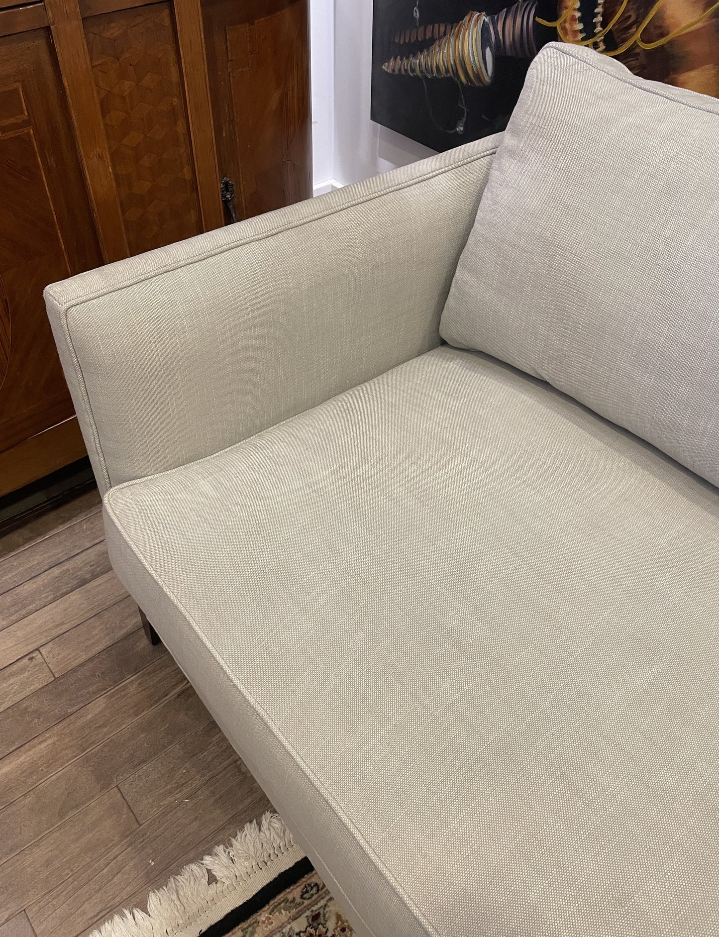 Chaddock Home "Sweet Nothings" Tete-a-Tete in linen (0MT001)