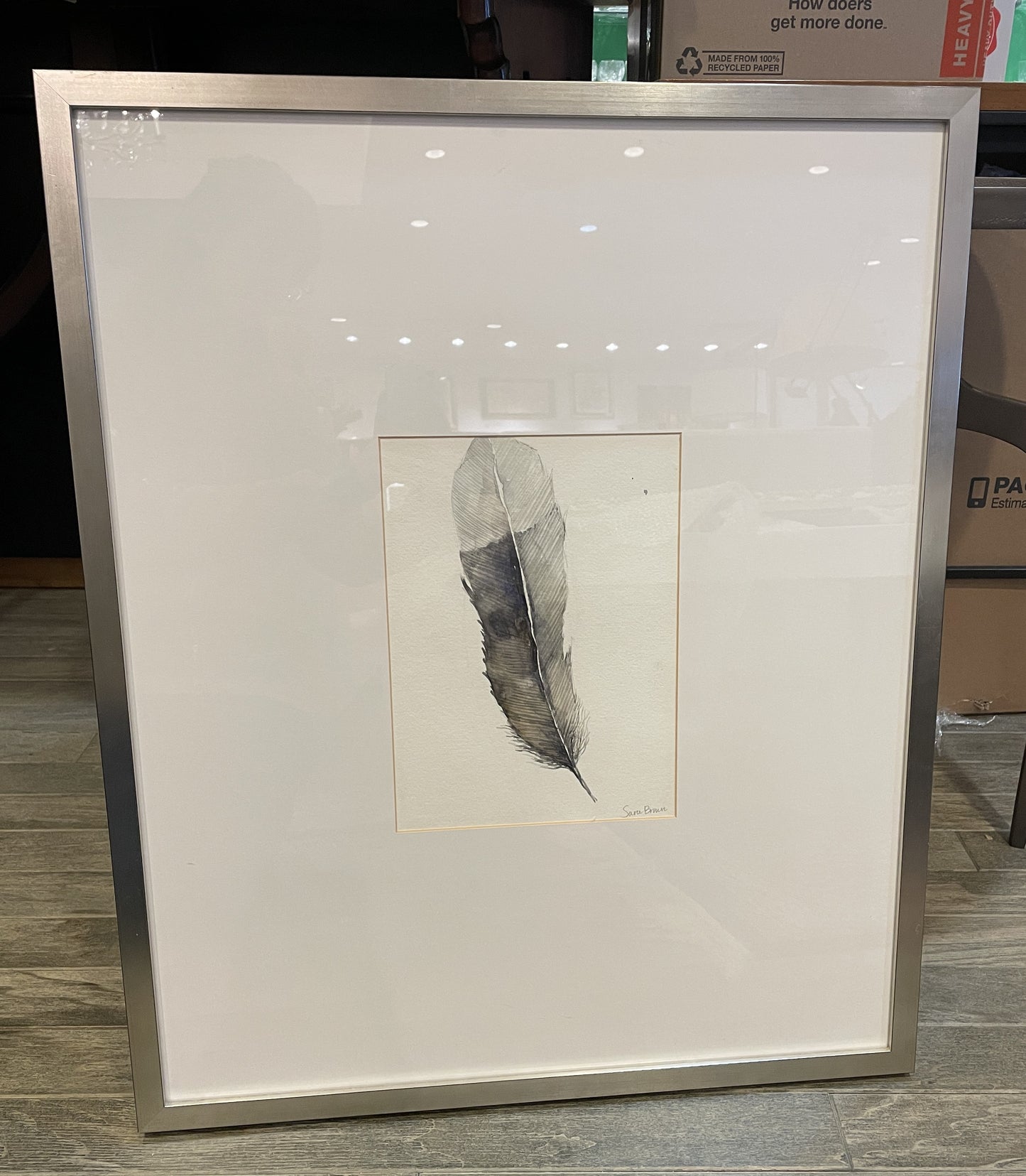 LeftBank Studios Feather Art by Sarah Brown (0IV00M)