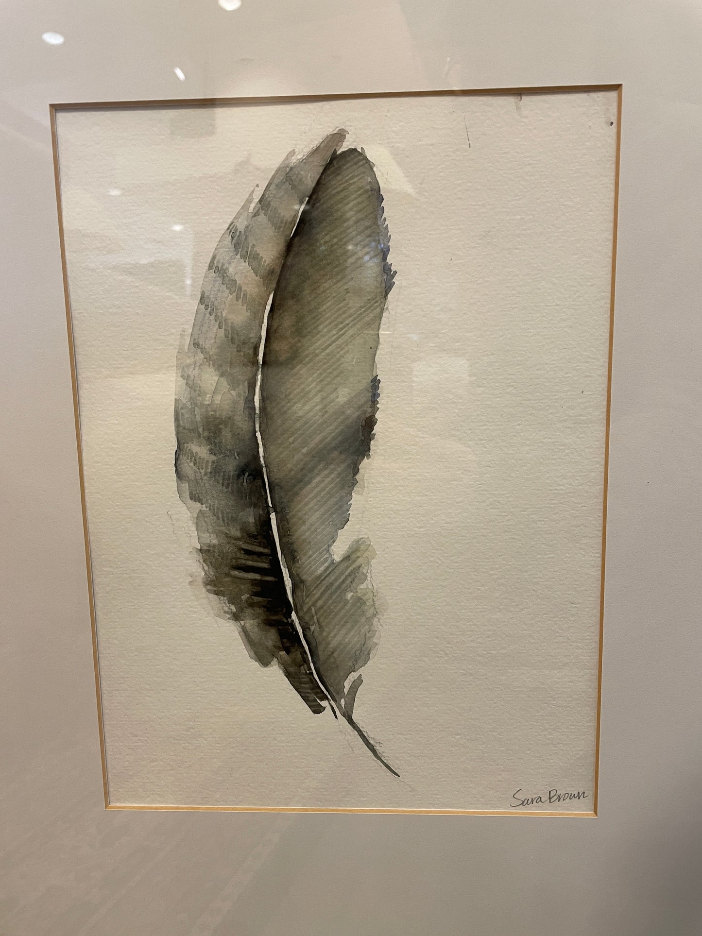 LeftBank Studios Feather Art by Sarah Brown (0IV00M)