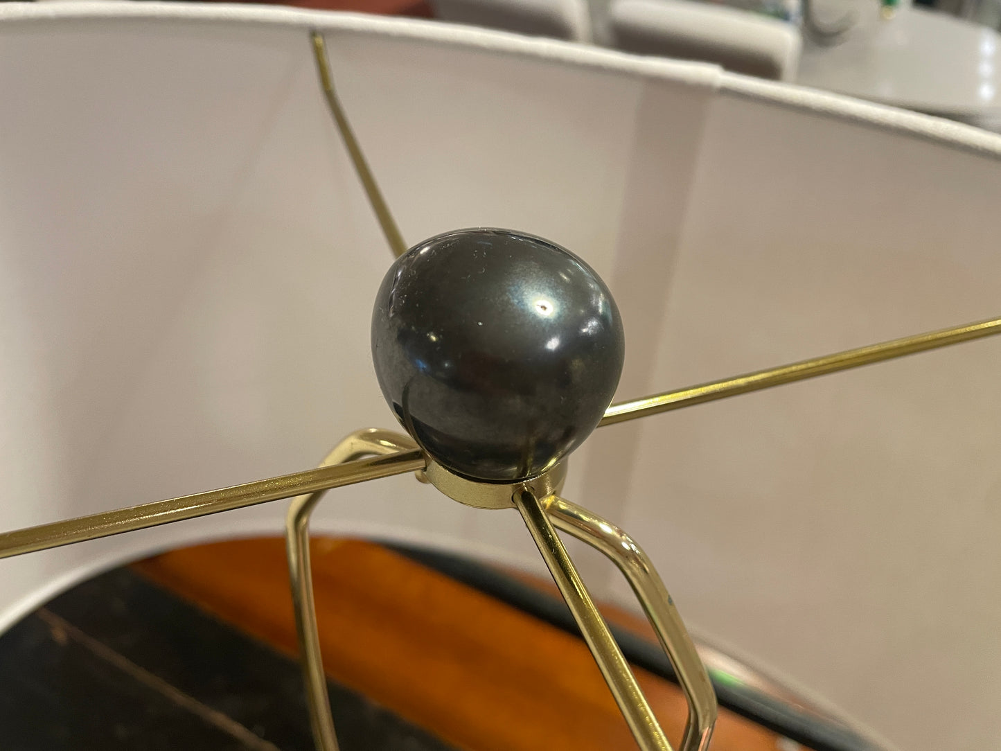 Arteriors "Deagan" Blue Glazed Lamp (0IV00U)