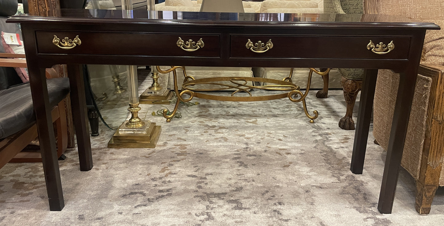 Stickley Sheraton Two Drawer Console, AS IS (0IW002)