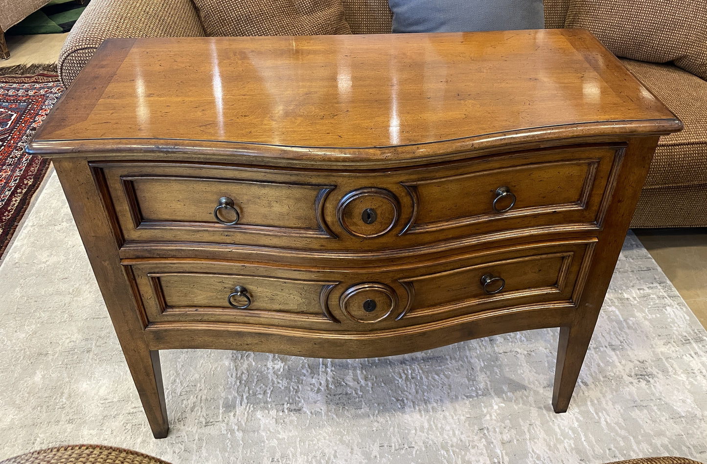Baker Neoclassical Two Drawer Chest (0GK002)