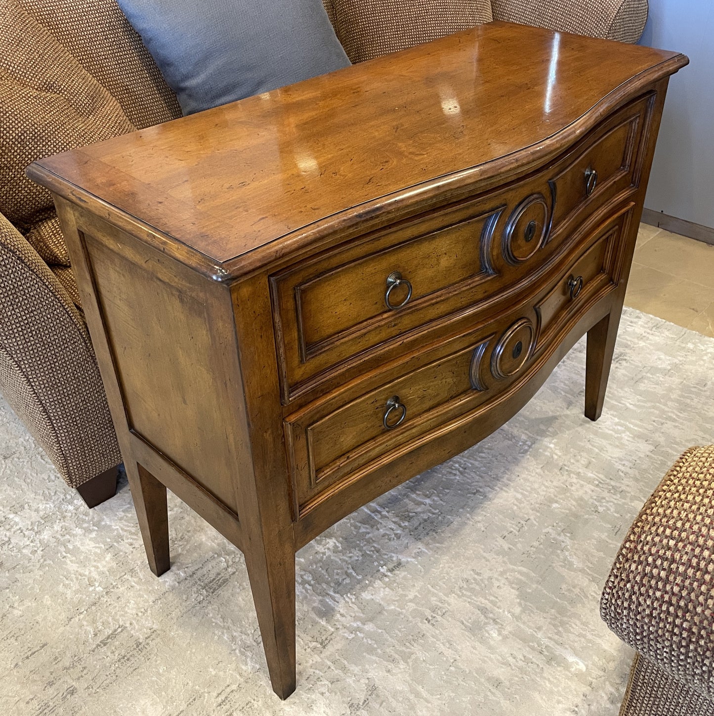 Baker Neoclassical Two Drawer Chest (0GK002)