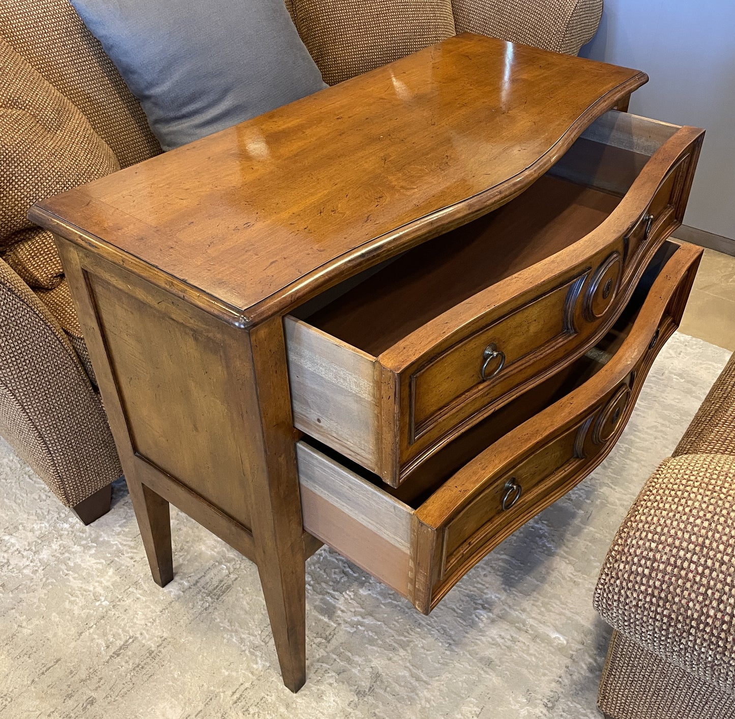 Baker Neoclassical Two Drawer Chest (0GK002)