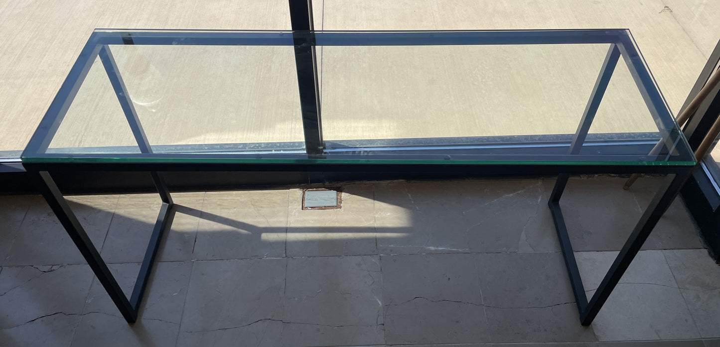 Iron and glass Console Table (0MM004)