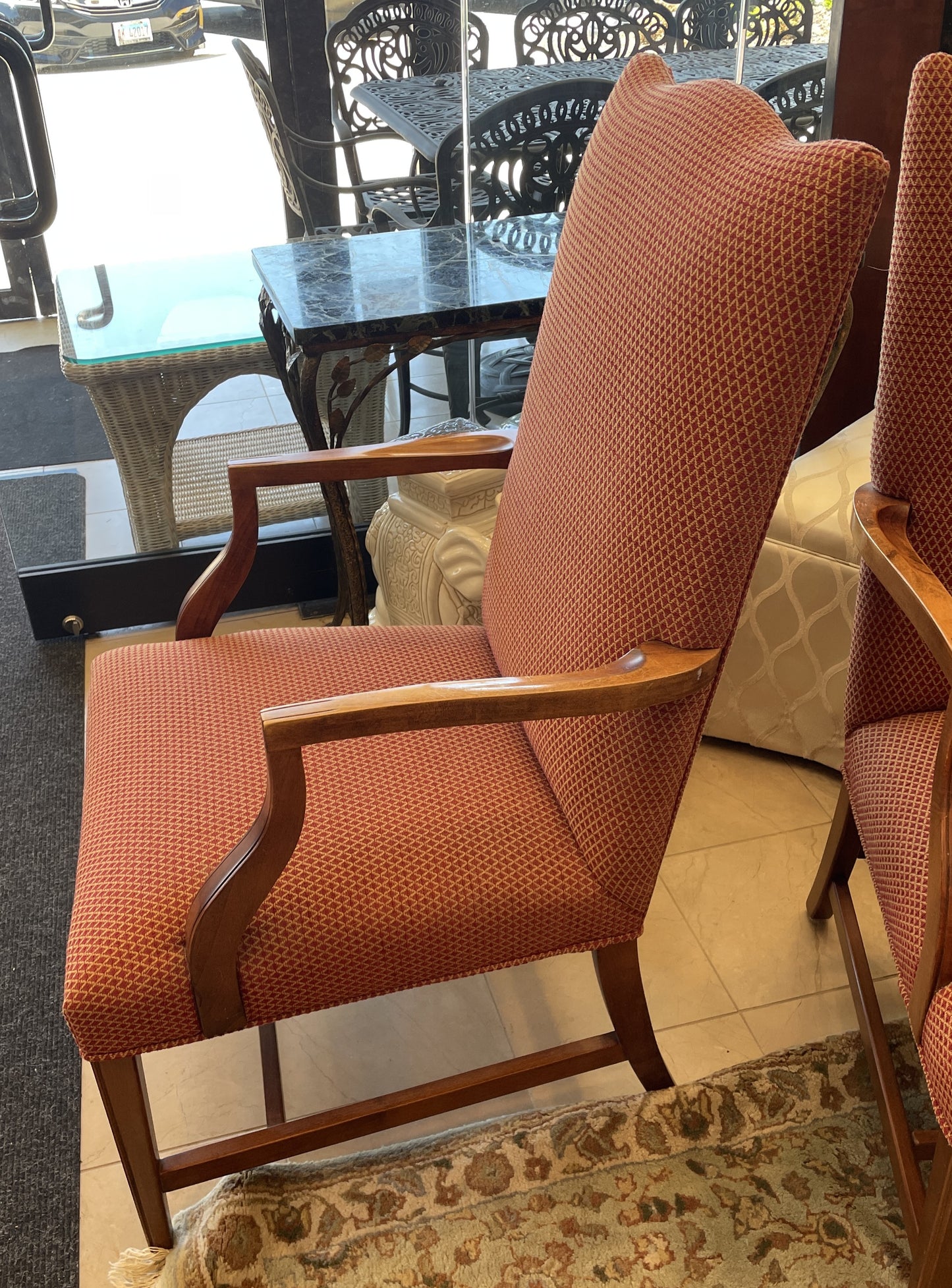 Martha Washington Chair, AS IS (Two available 0MU001 and 0MU002)