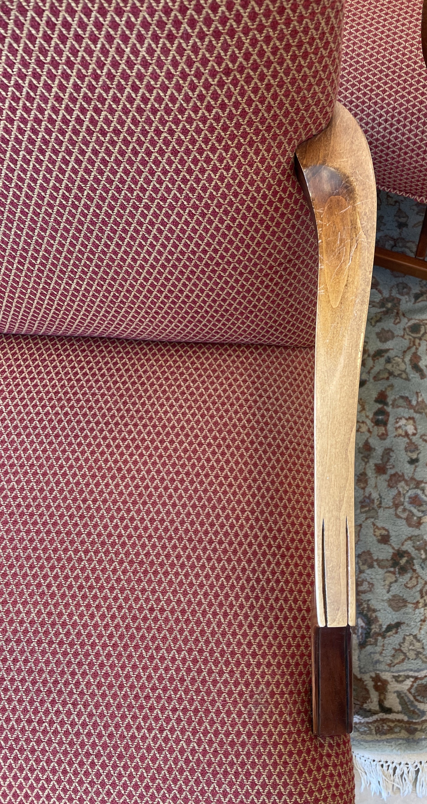 Martha Washington Chair, AS IS (Two available 0MU001 and 0MU002)