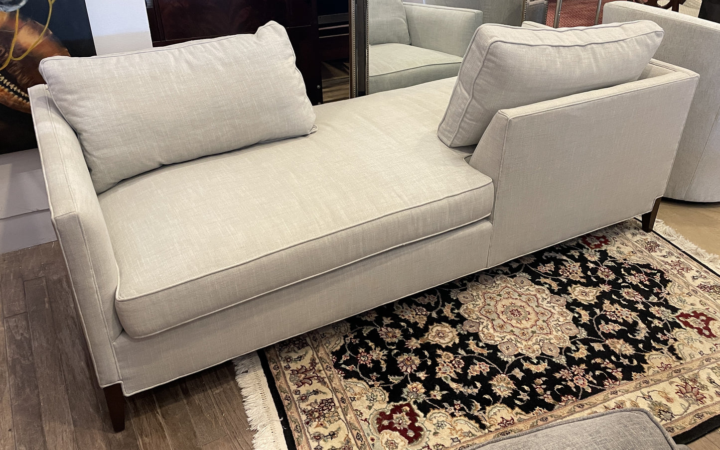 Chaddock Home "Sweet Nothings" Tete-a-Tete in linen (0MT001)