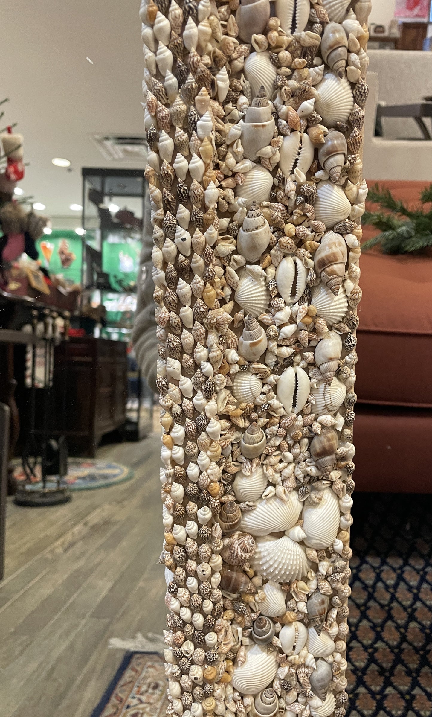 Shell Encrusted Mirror, Rectangular (0IX001)