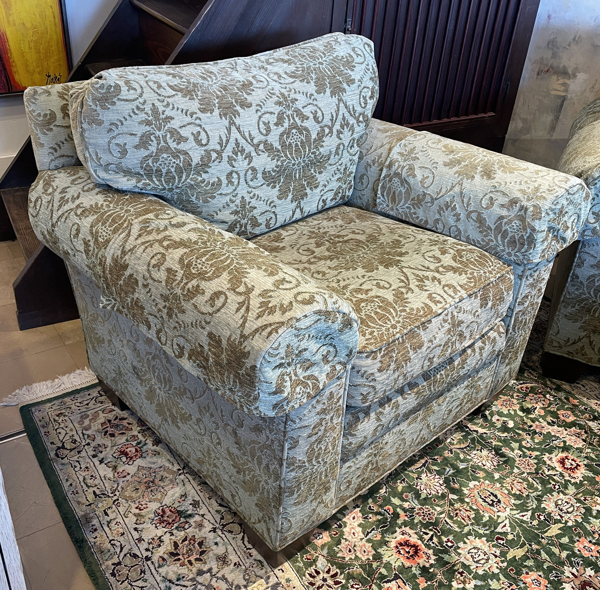 Stickley Upholstered Chair (Two available 0QK004)