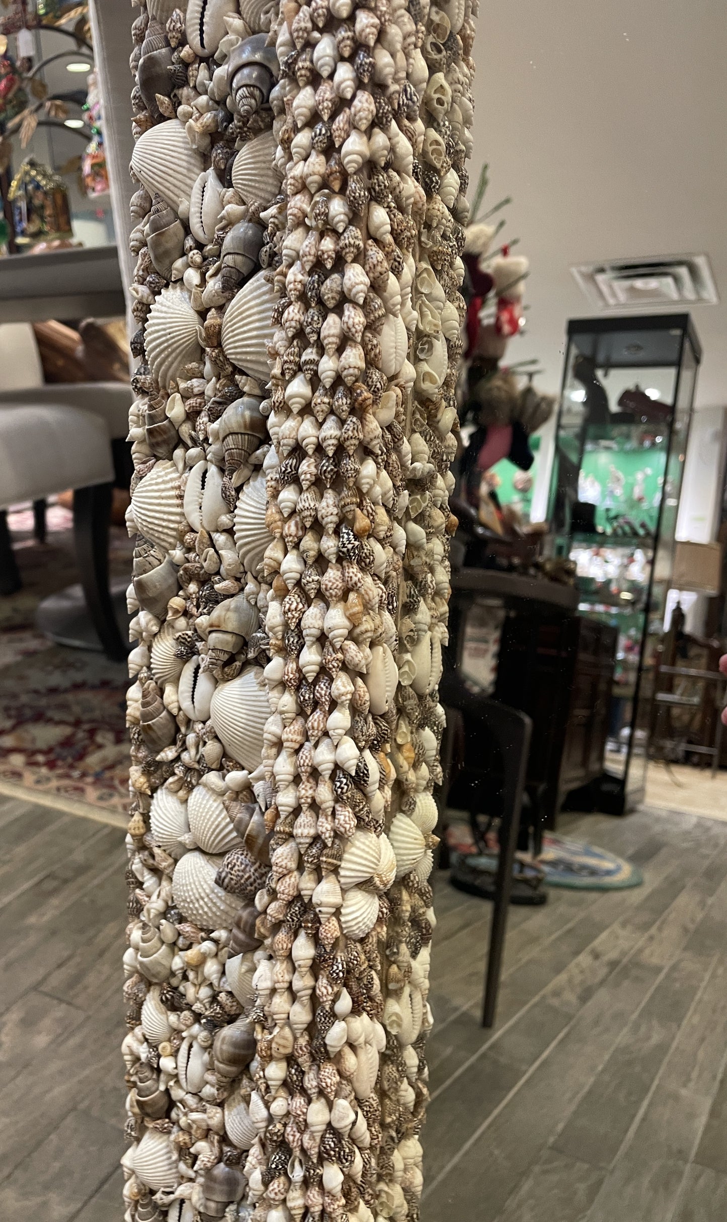 Shell Encrusted Mirror, Rectangular (0IX001)