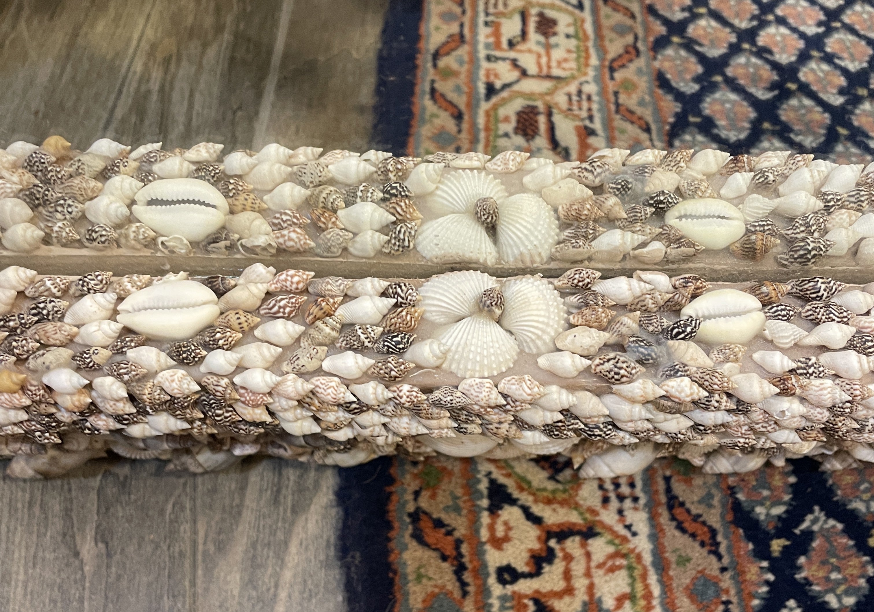 Shell Encrusted Mirror, Rectangular (0IX001) – The Perfect Thing