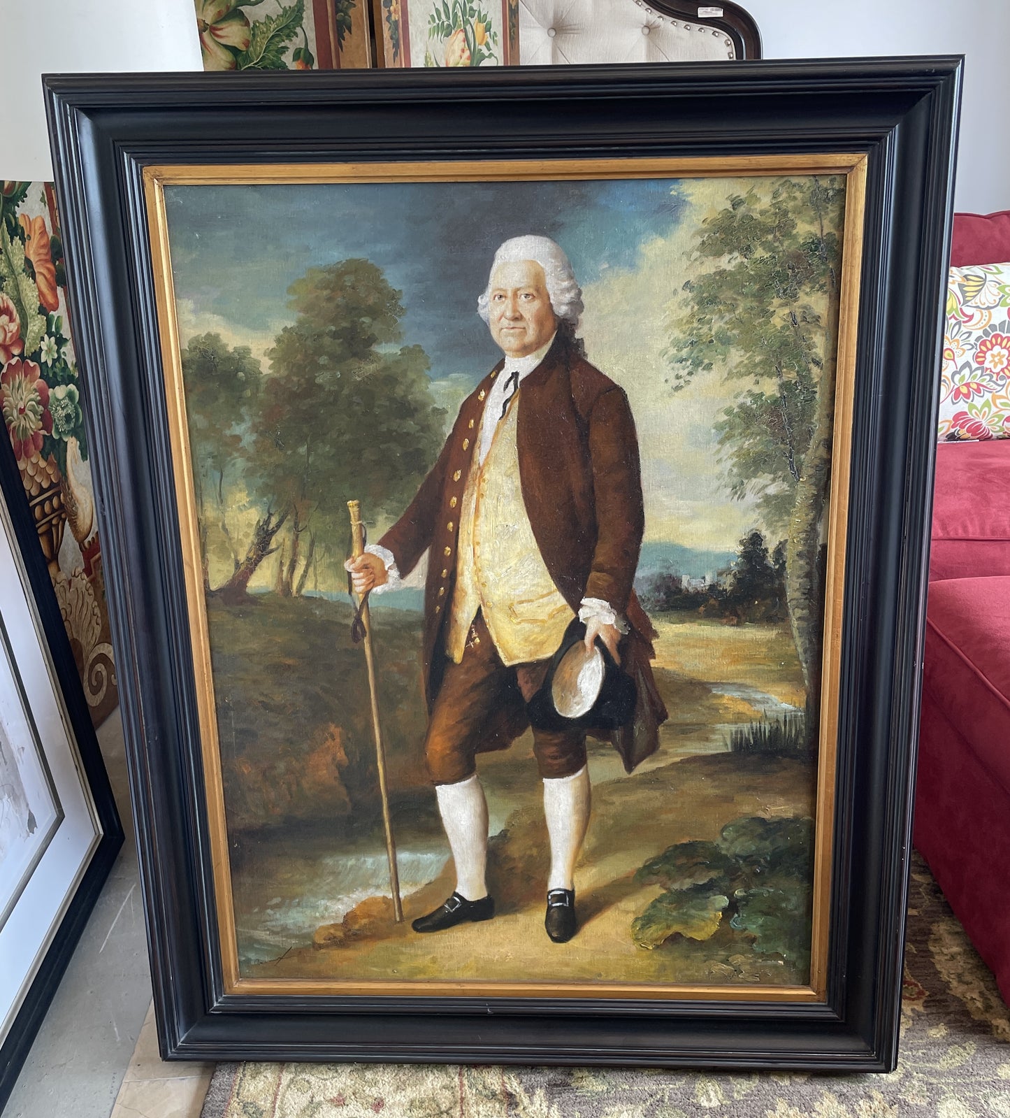 Reproduction oil of Sir Benjamin Truman, after Thomas Gainsborough (0BL00A)