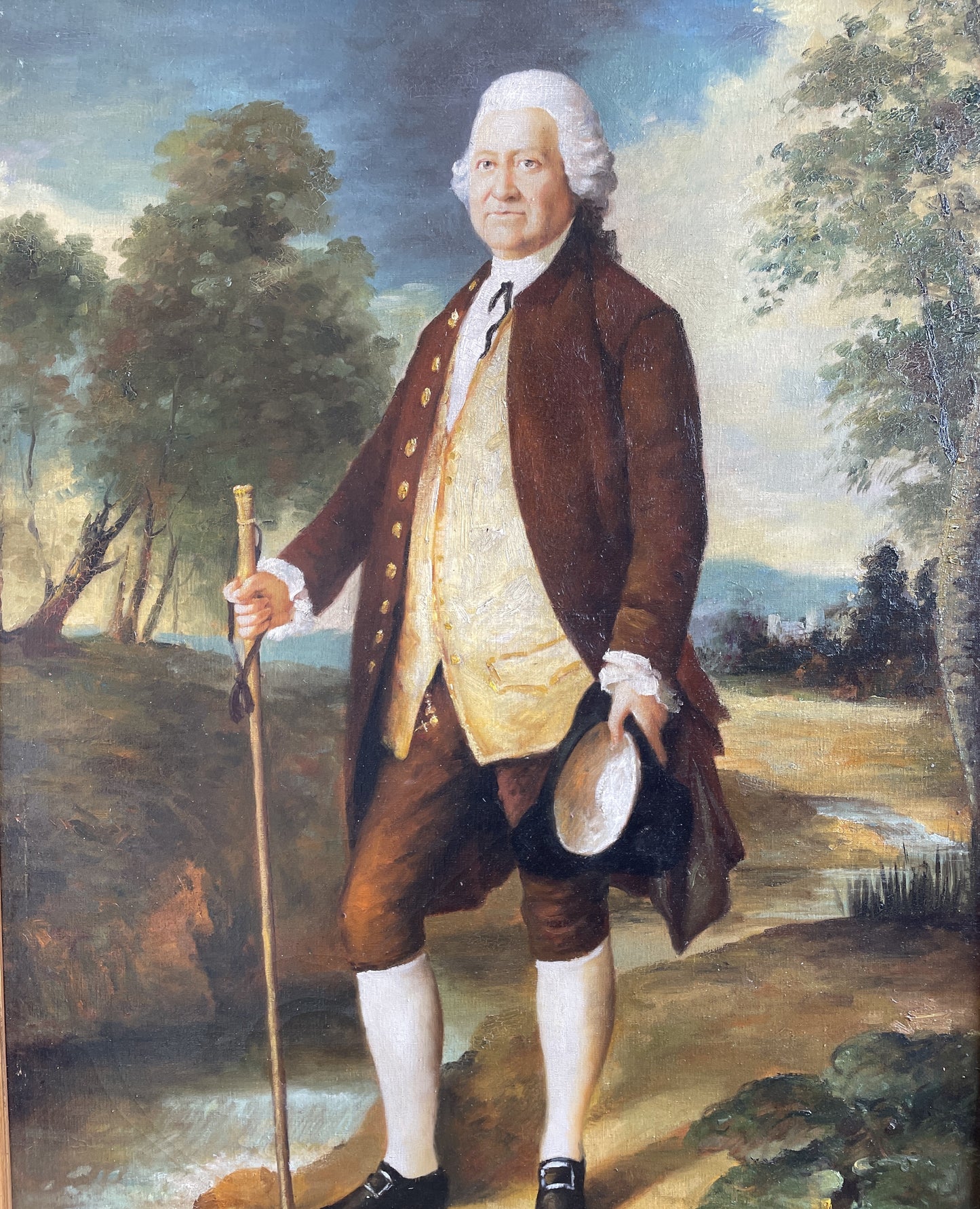 Reproduction oil of Sir Benjamin Truman, after Thomas Gainsborough (0BL00A)